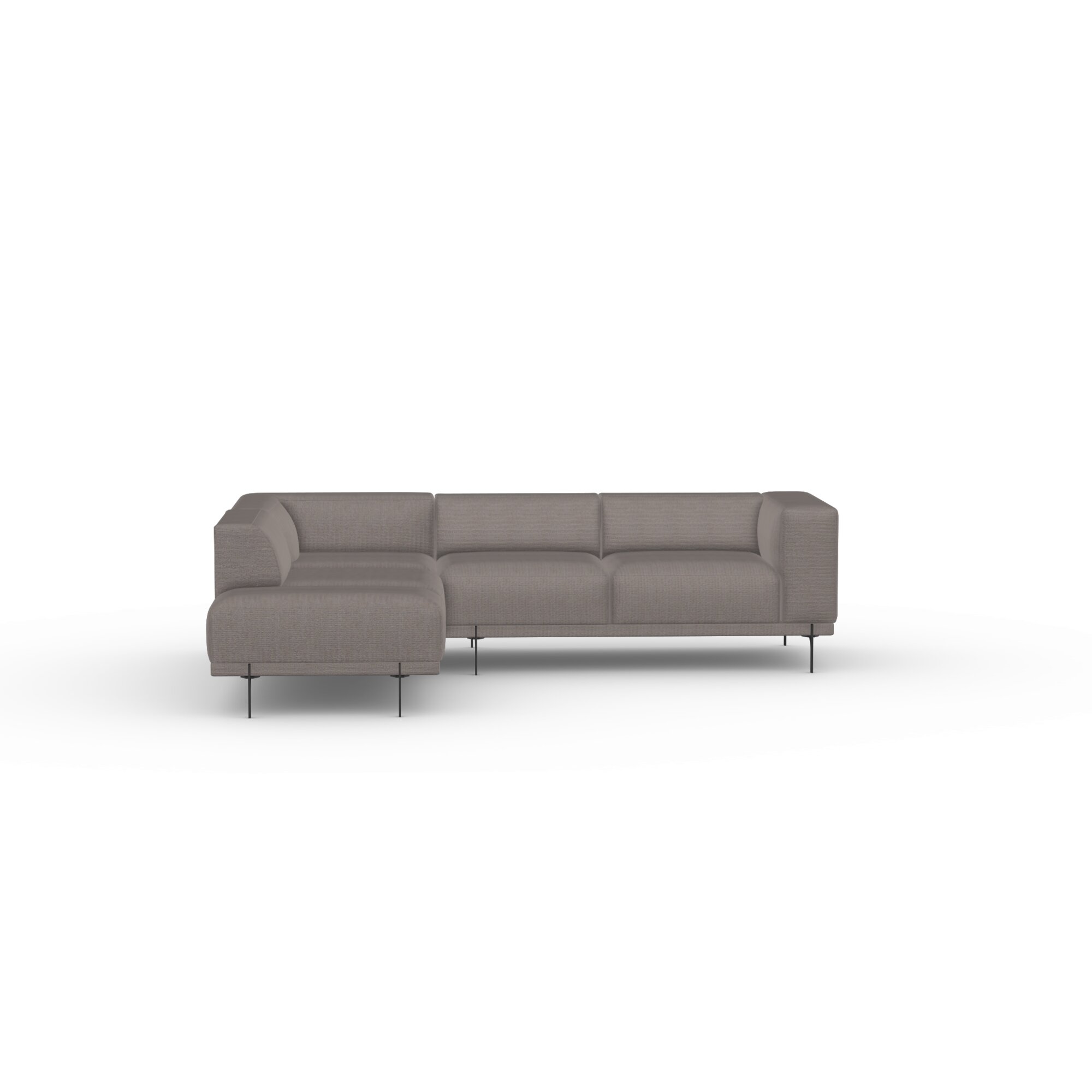 Design modern sofa | Cave Sofa Corner Element Platform left 1 steelcuttrio3 376 | Studio HENK | 
