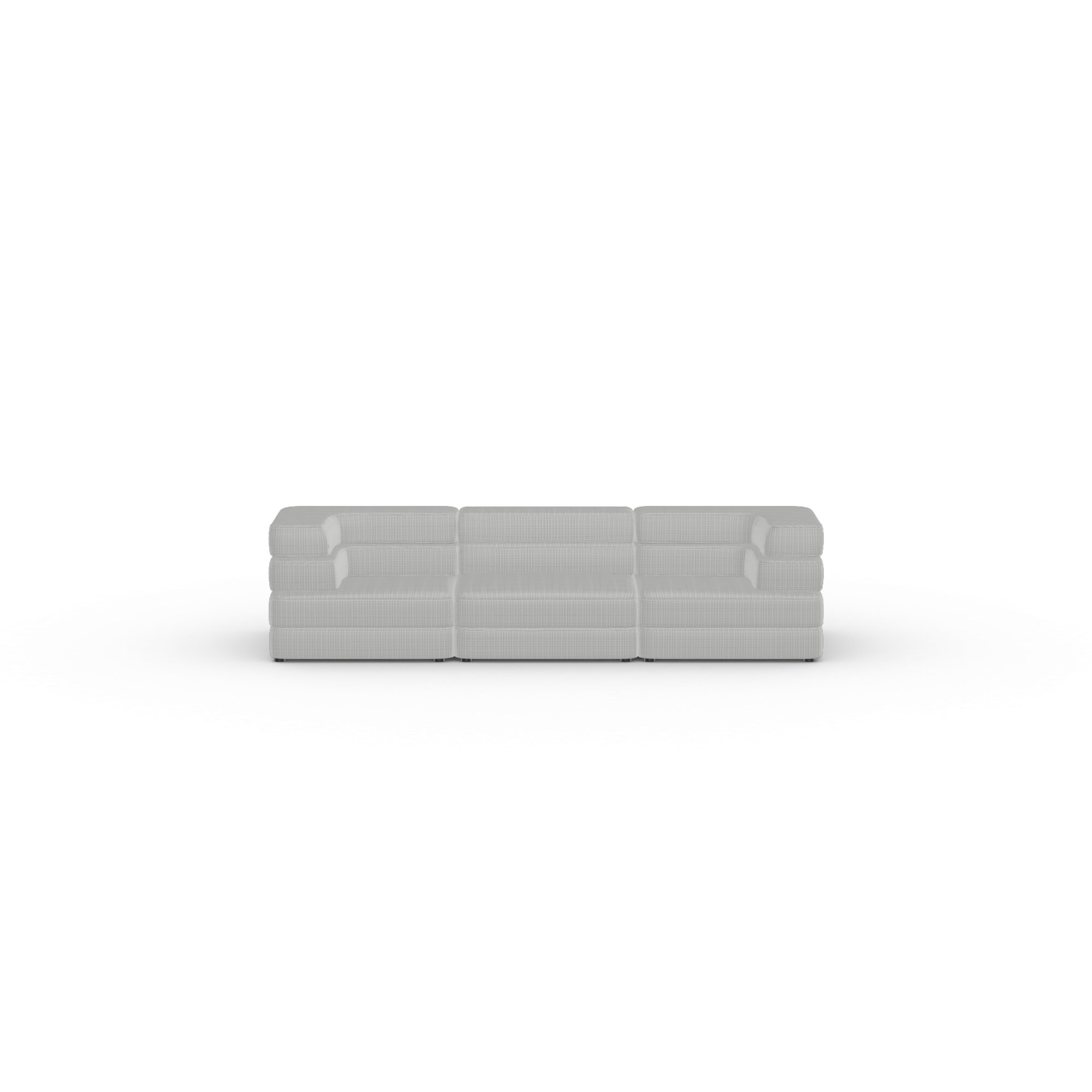 Design modern sofa | Layer 3 seater Grey | Studio HENK | 