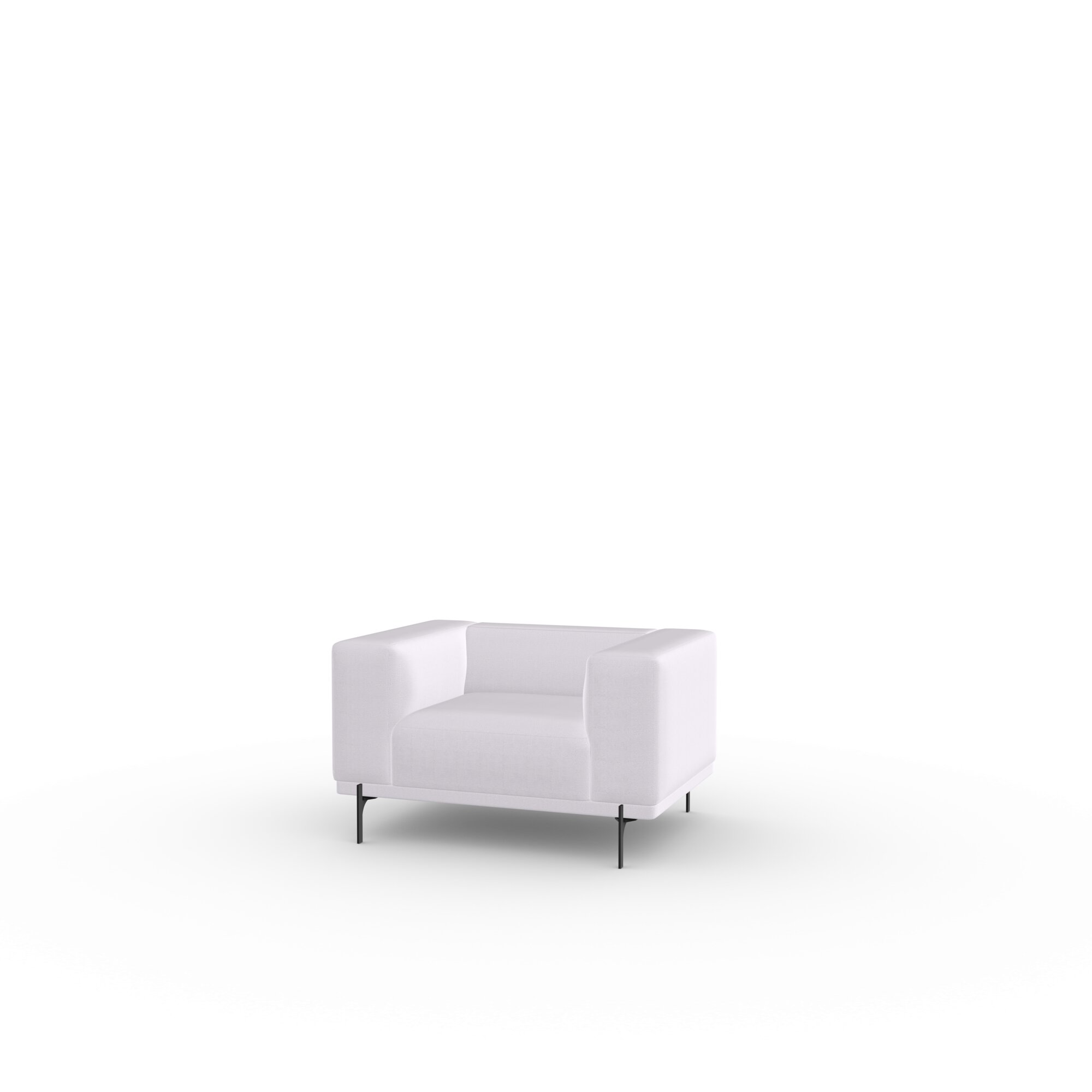 Design modern sofa | Cave Lounge Chair 1 seater steelcut2 135 | Studio HENK| 