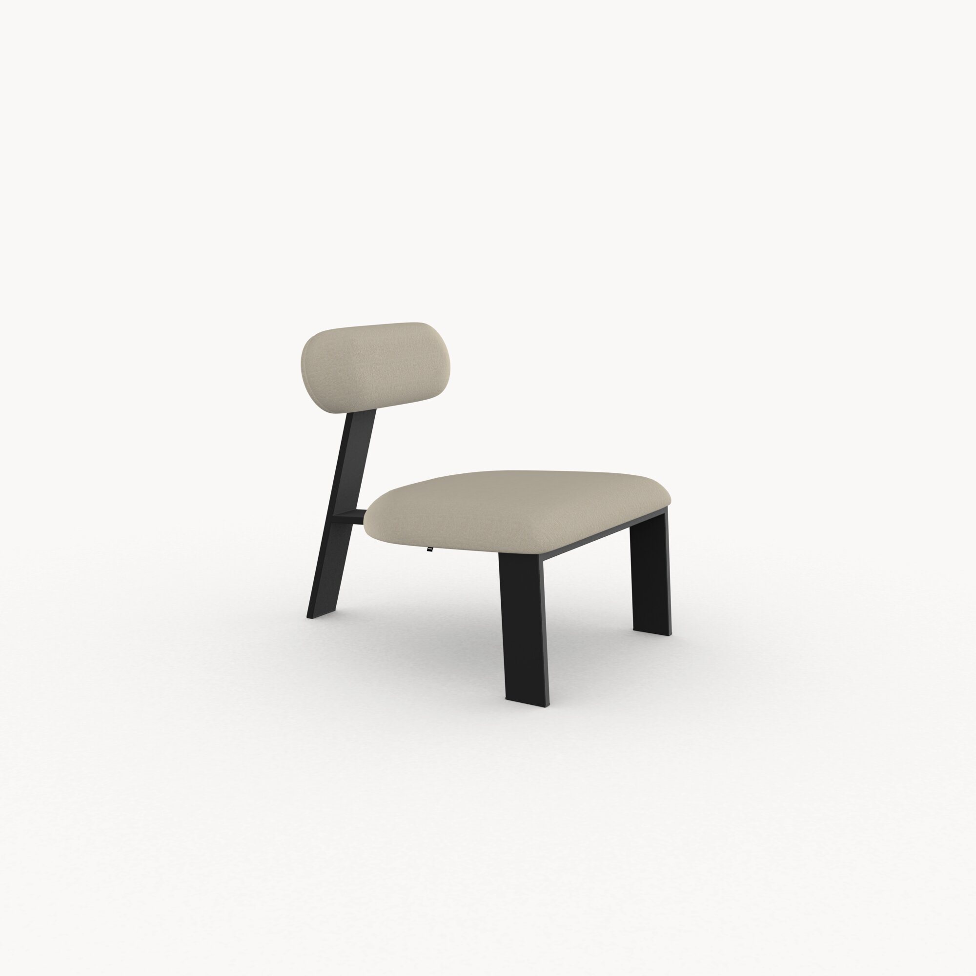 Design modern sofa | Oblique Lounge Chair soil natural01 | Studio HENK| 