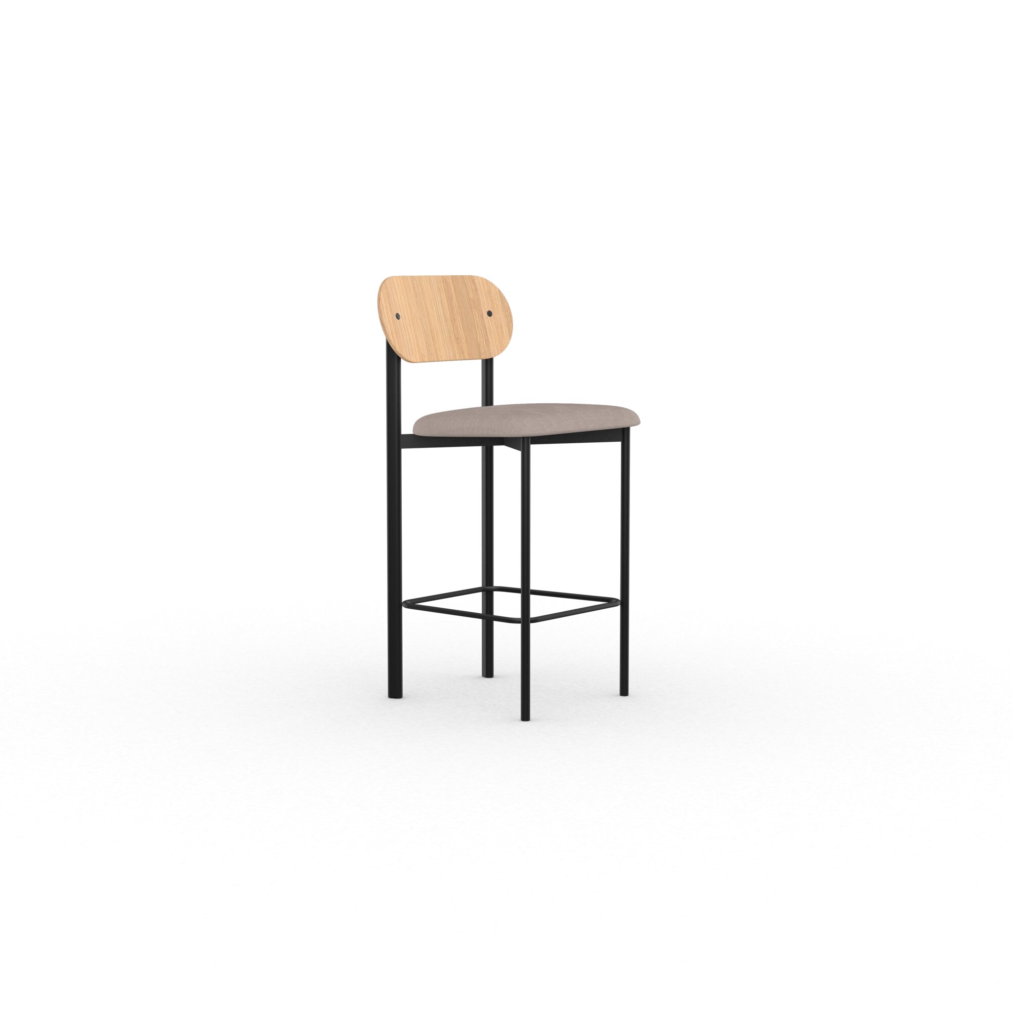 Design stool Oblique Stool 65 | orion taupe12 | Studio HENK | 