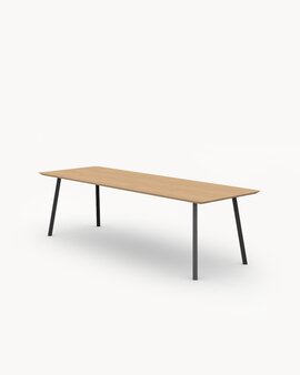 FSC certified Natural Oak with a Black Steel Frame Finish