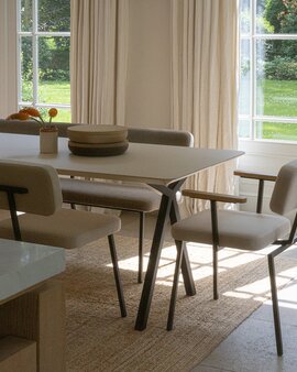 FSC certified Natural Oak with a Black Steel Frame Finish