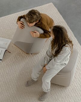 Steelcut2 240 fabric and FSC certified Natural Light Oak finish