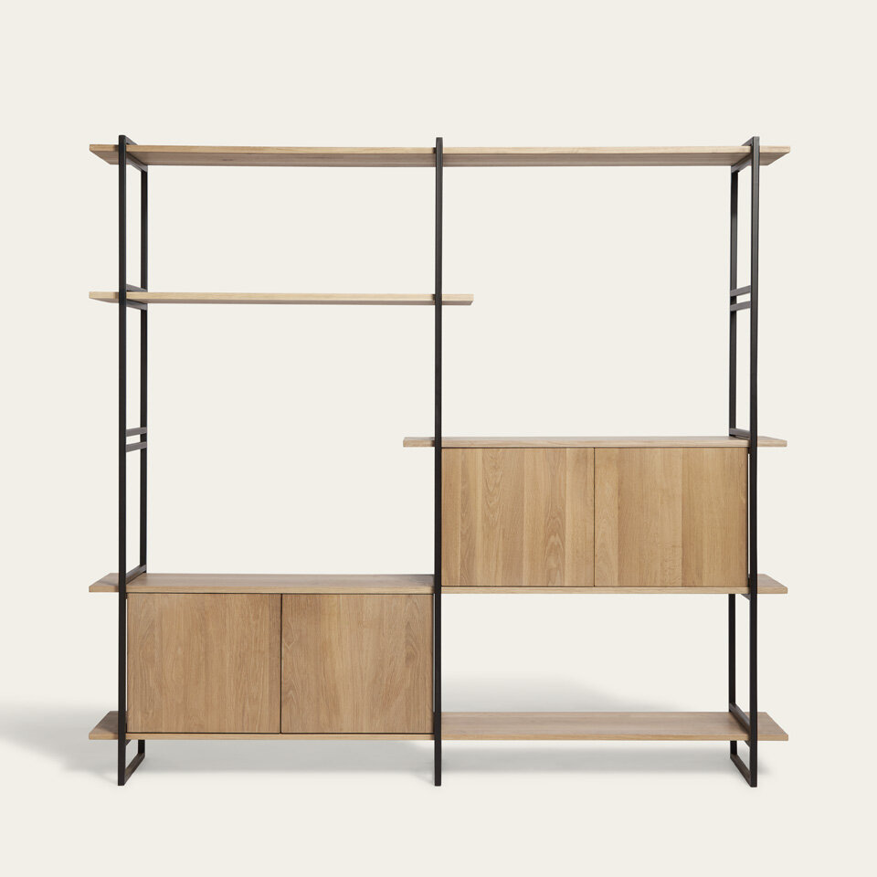 Design cabinet | Modular Cabinet MC-5L Oak hardwax oil natural light 3041 | Studio HENK| 