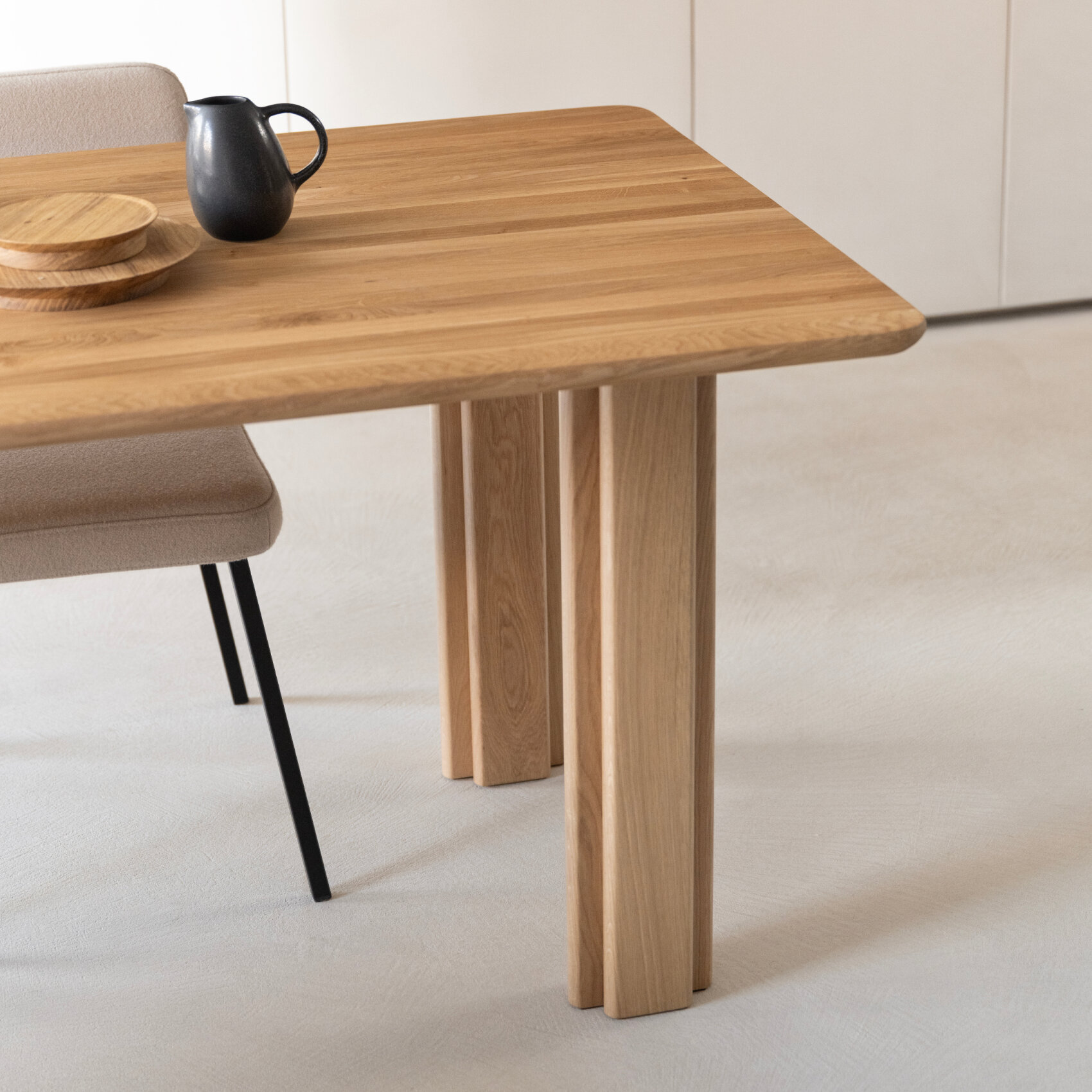 Rectangular Design dining table | Paste Dining Table Oak smoked stain | Oak smoked | Studio HENK| 