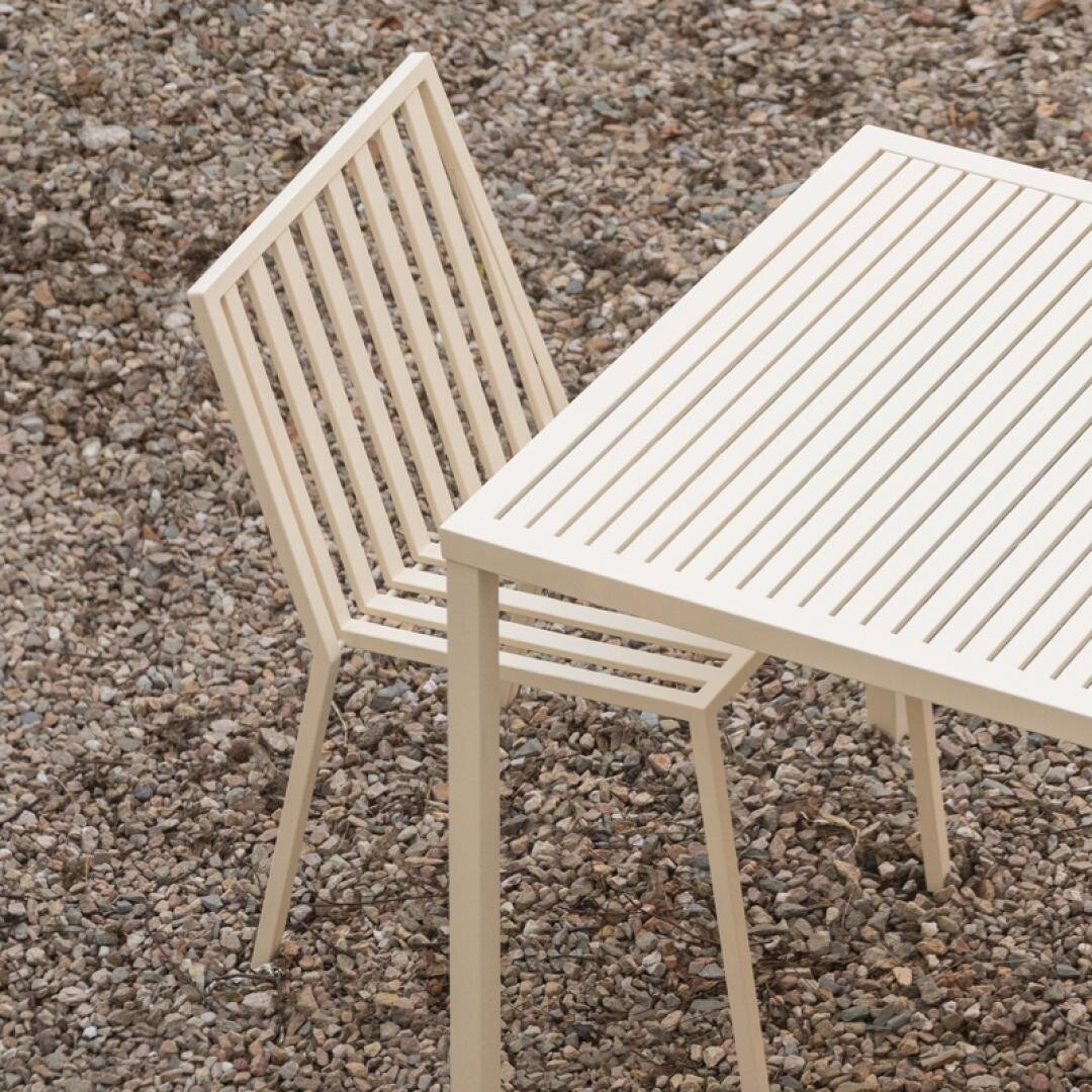 Design modern dining chair | Trace Outdoor Chair Left without armrest  | Studio HENK | 