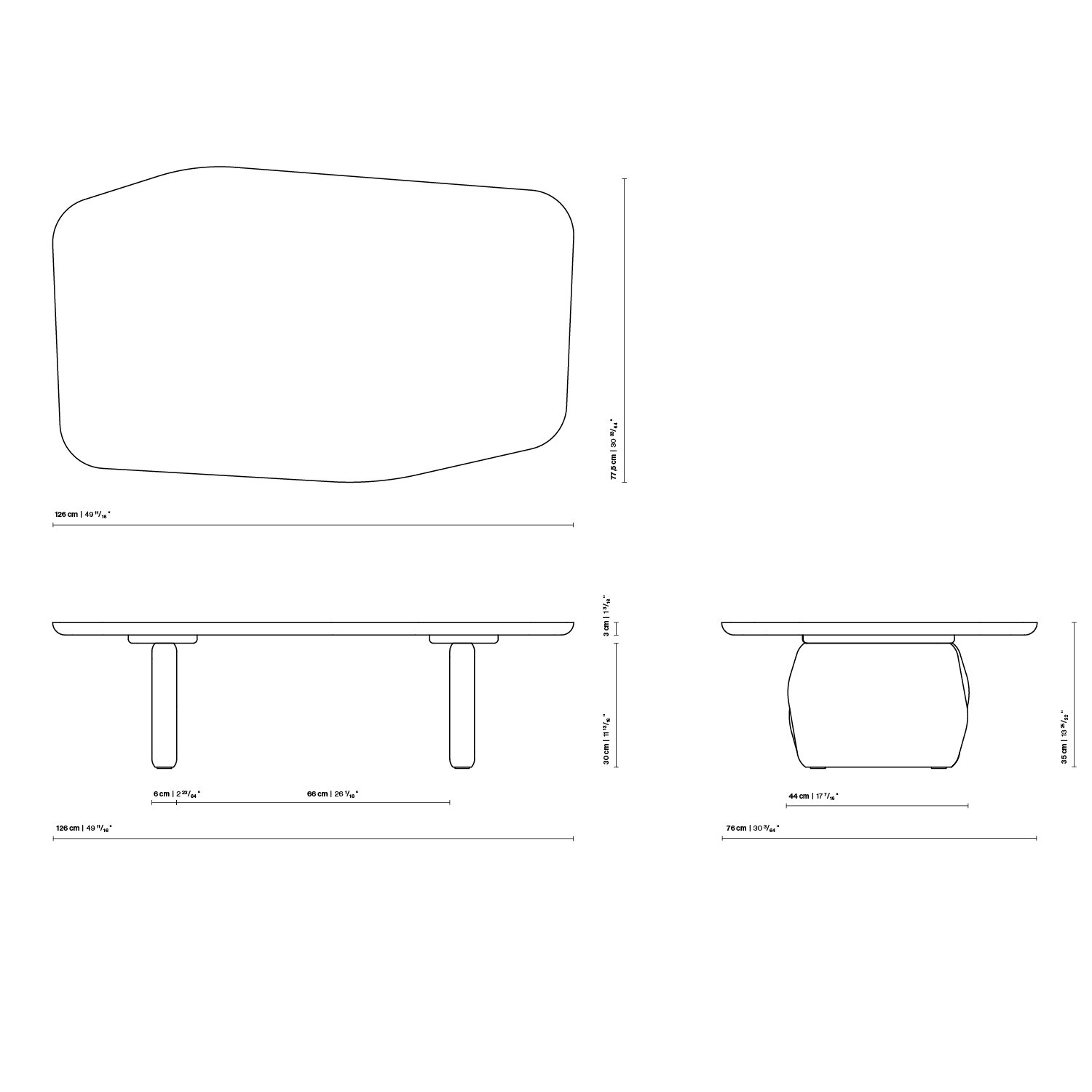 Design Coffee Table | Slant Coffee Table Oak smoked stain | Oak smoked stain | Studio HENK | 
