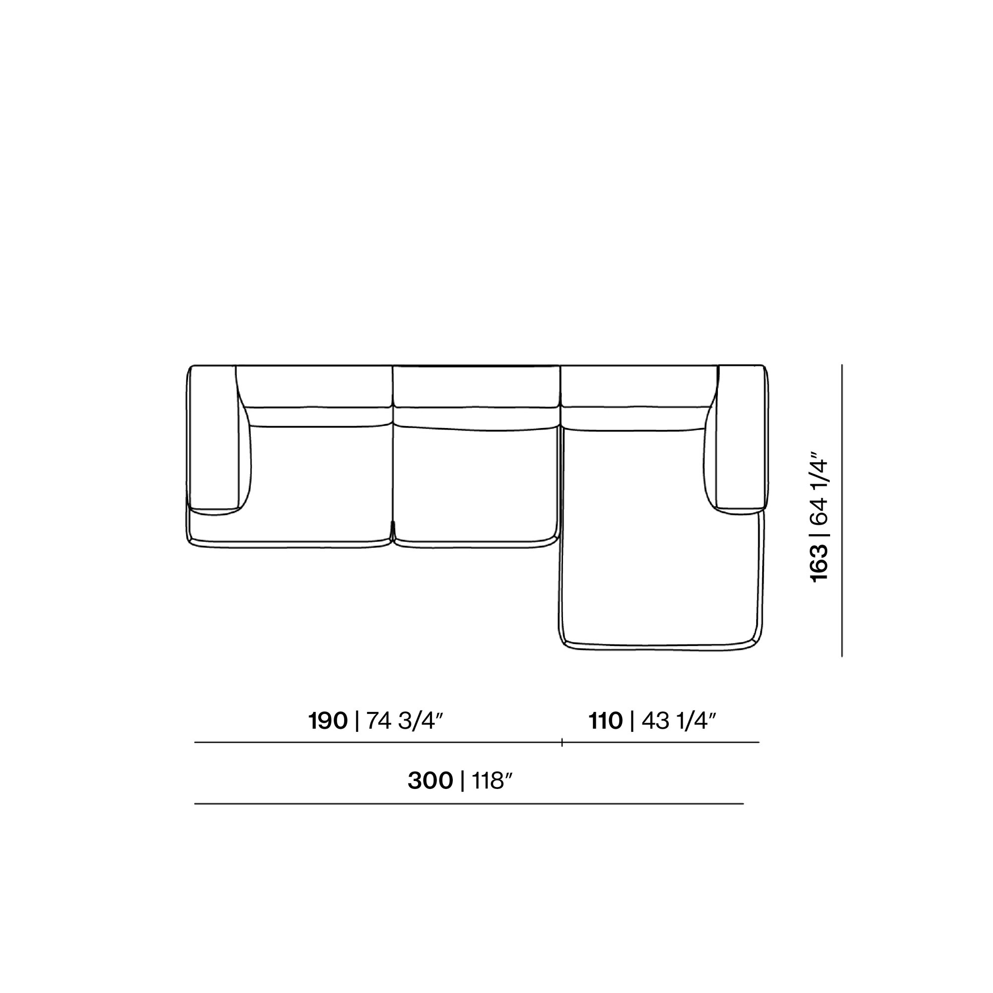 Design modern sofa | Hug 2.5 seater corner sofa right Grey | Studio HENK | 