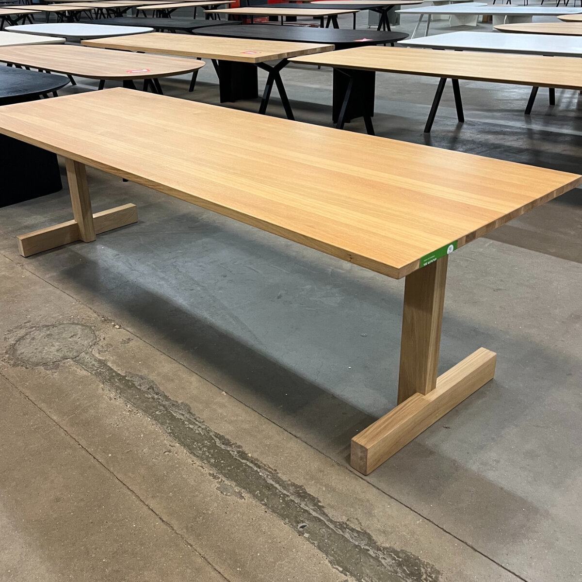 Rectangular Design dining table | Base Table Oak hardwax oil natural | Oak hardwax oil natural | Studio HENK | 