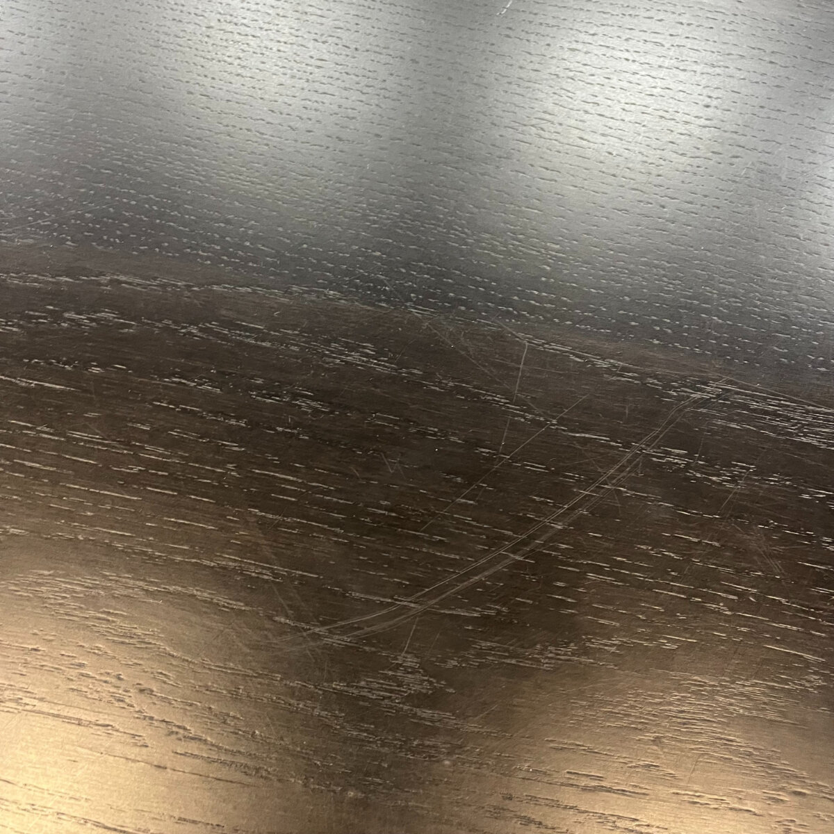 Flat oval Design dining table | Slot 1 Oak black stain | Oak black stain | Studio HENK | 