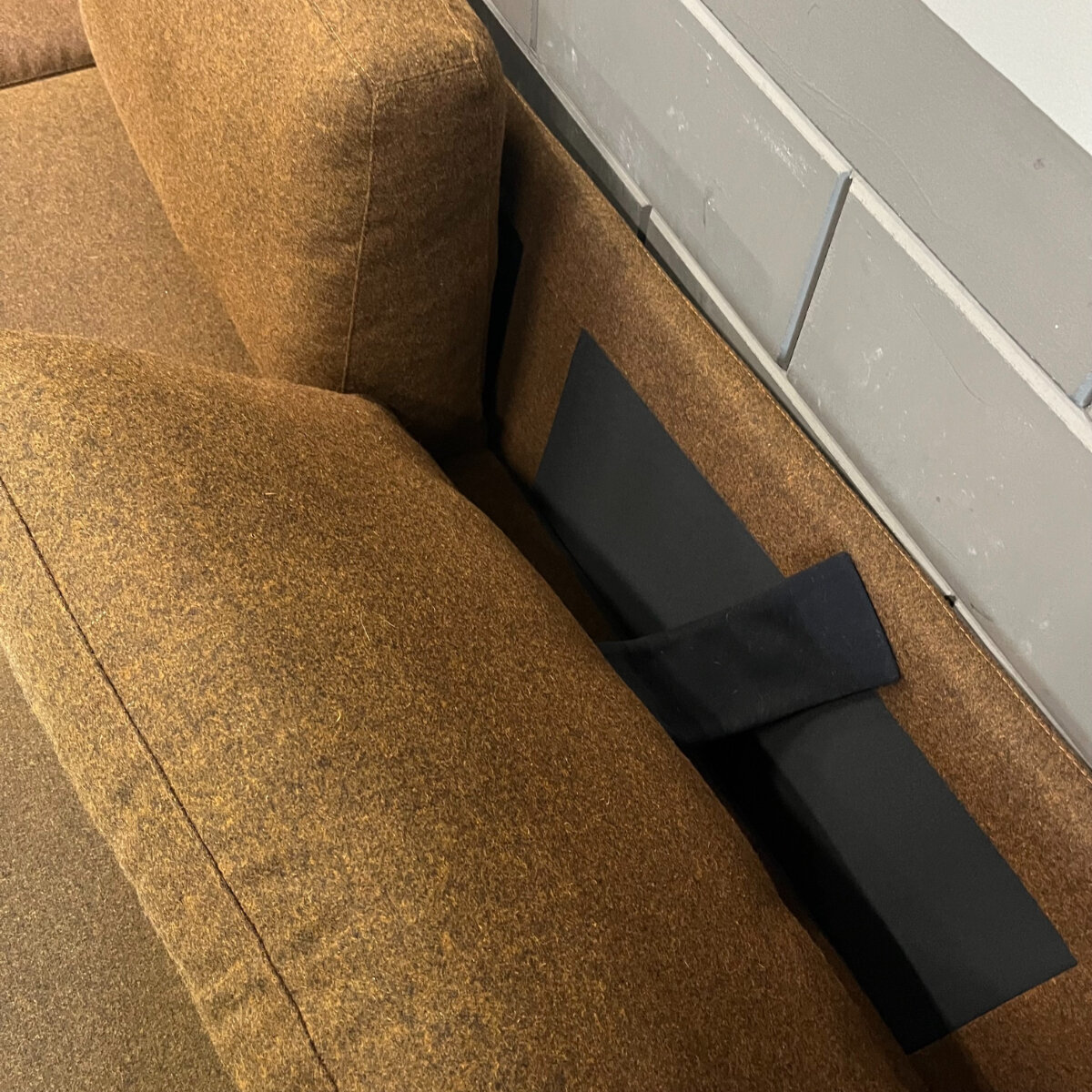 Design modern sofa | Modulo sofa 3,5 seater arm left 1 facet rust29 | Studio HENK | 