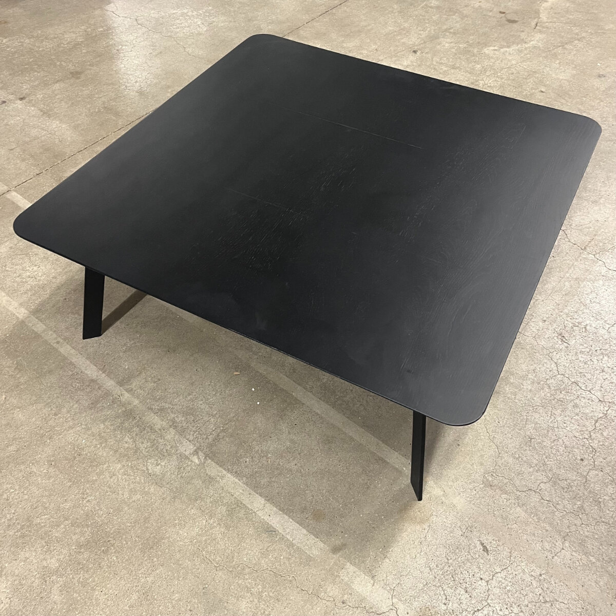 Design Coffee Table | New Co Coffee Table 90 Square Black | Oak black stain | Studio HENK | 
