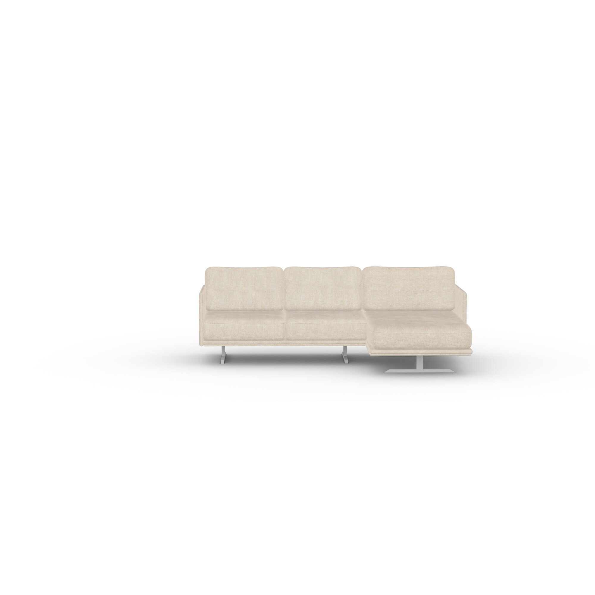 Design modern sofa | Modulo sofa 2 seater arm left 1 orion cream02 | Studio HENK | 