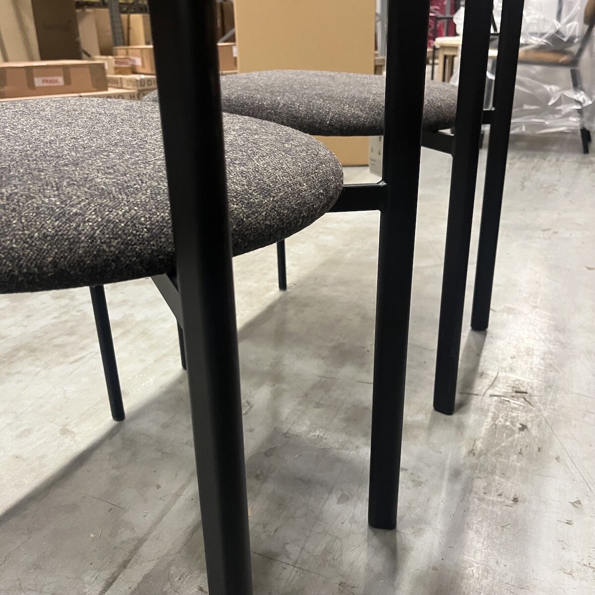 Design modern dining chair | Oblique Dining Chair with Armrest Brown hemp plough01 | Studio HENK | 