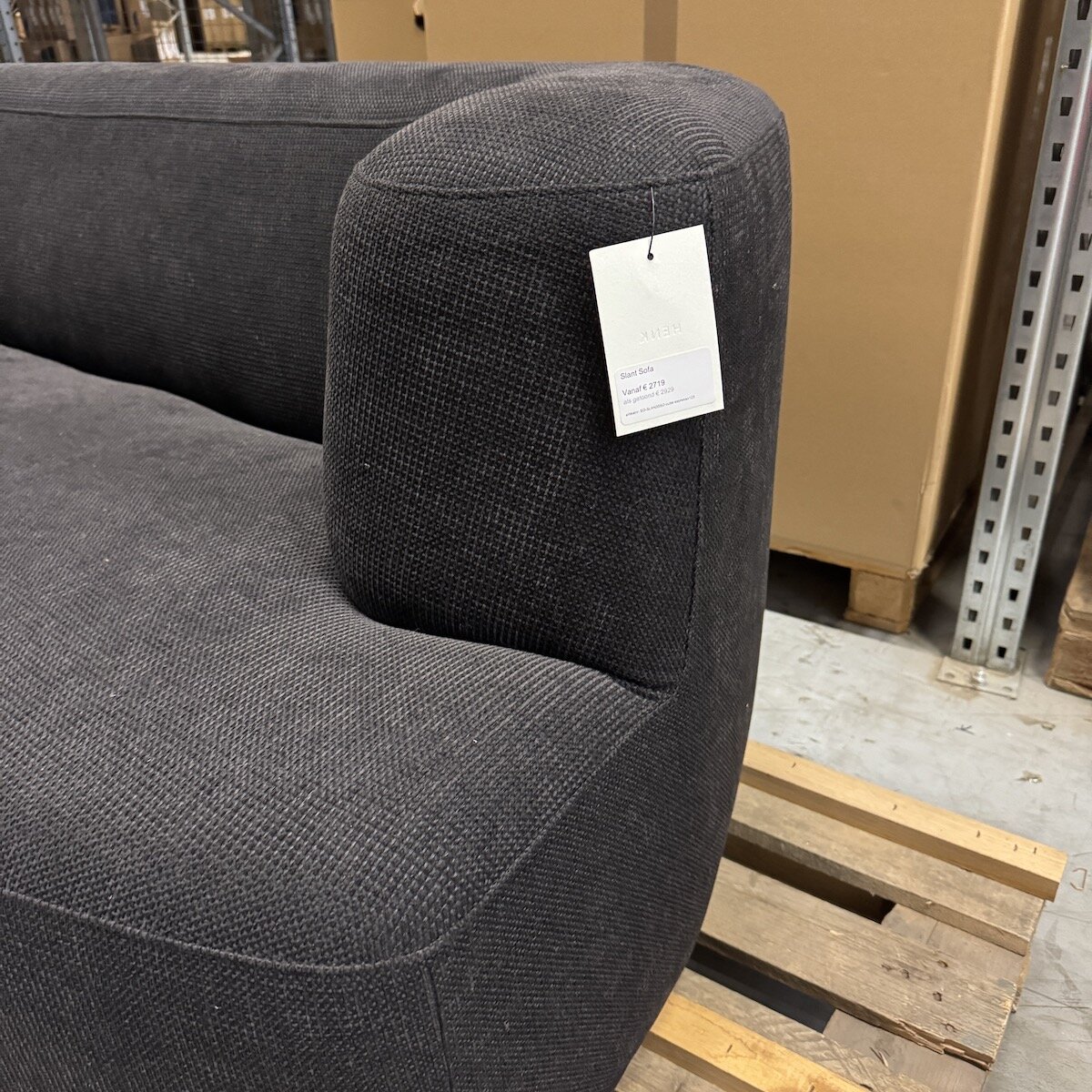Design modern sofa | Slant 2 seater Black | Studio HENK | 