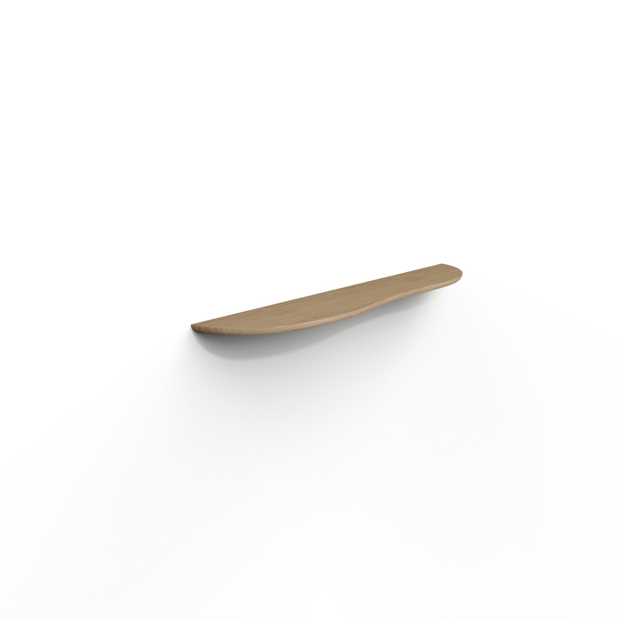 Design shelf | Blob shelf M Left Oak hardwax oil natural light Radius | Studio HENK | 