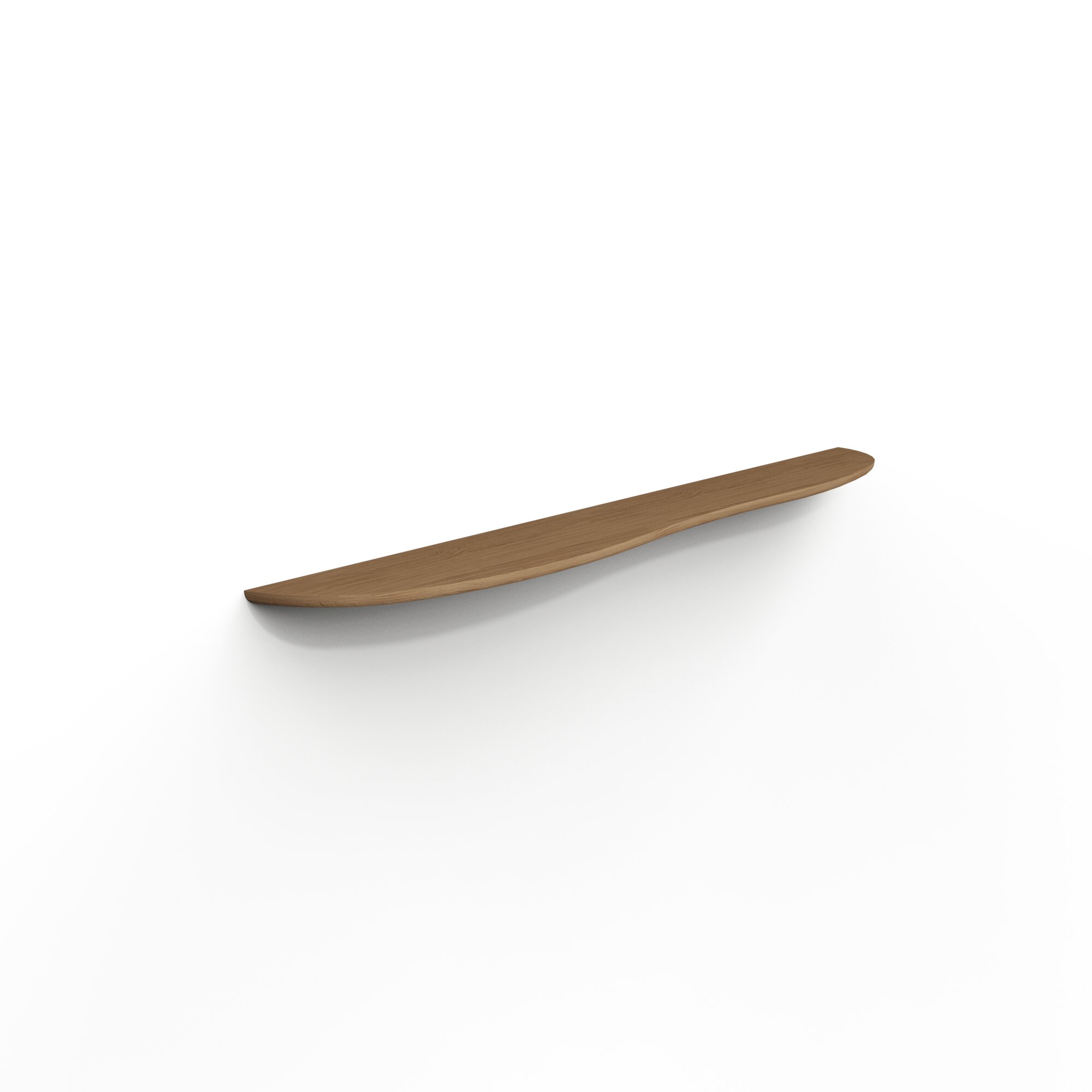 Design shelf | Blob shelf L Left Oak natural lacquer Radius | Studio HENK | 