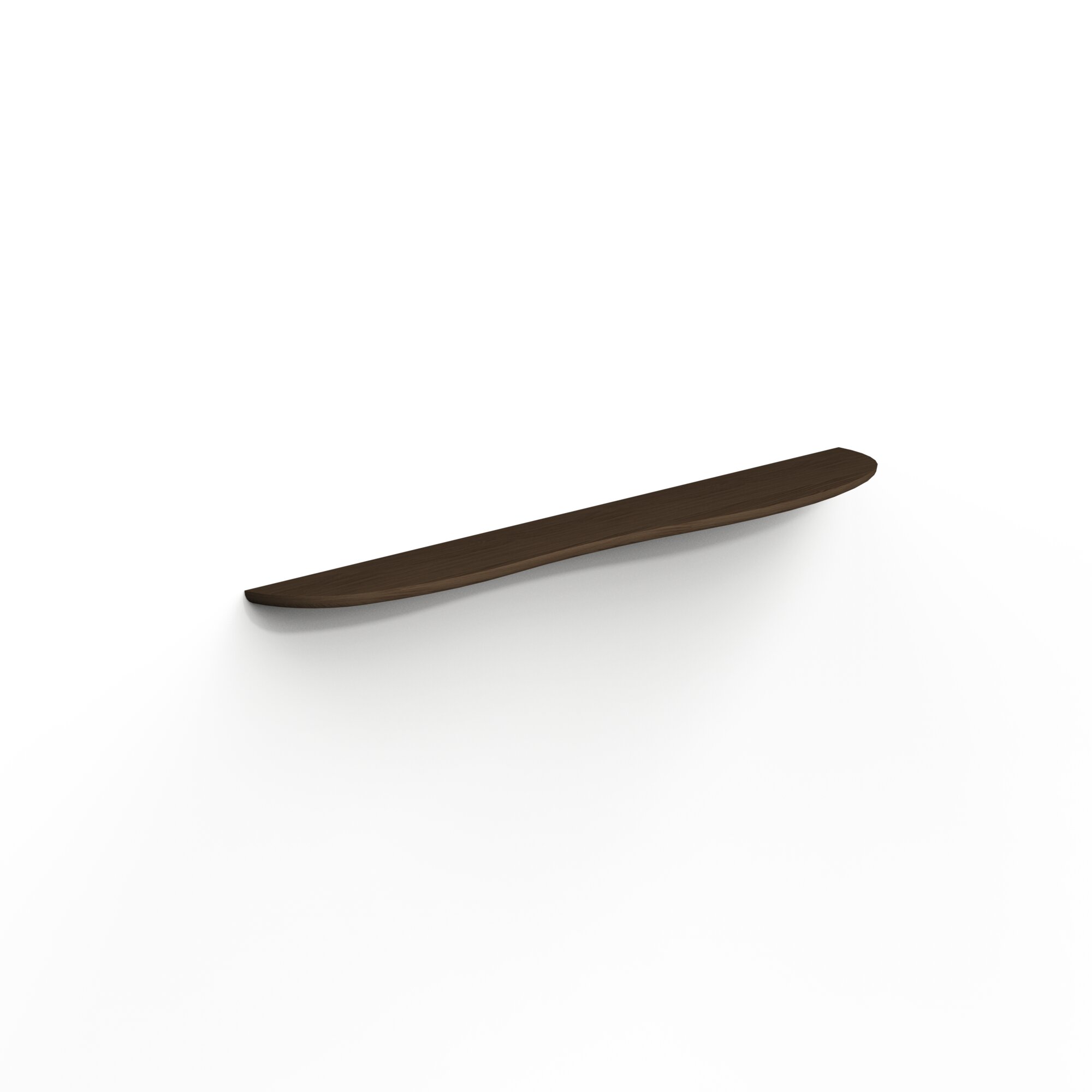 Design shelf | Blob shelf L Right Oak smoked stain Radius | Studio HENK | 