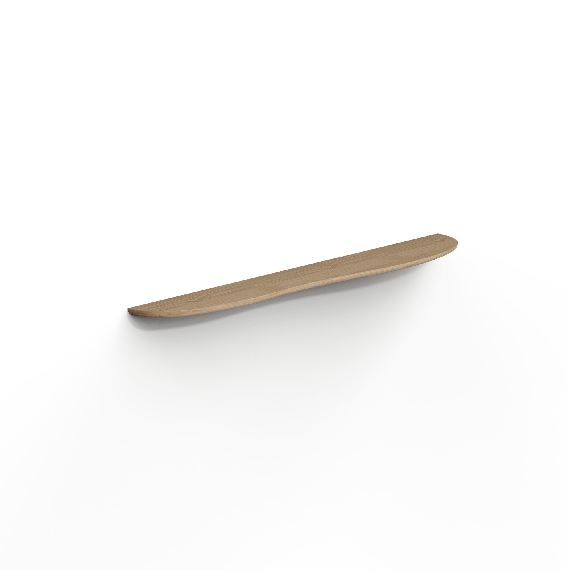 Design shelf | Blob shelf L Right Oak hardwax oil natural light Radius | Studio HENK | 
