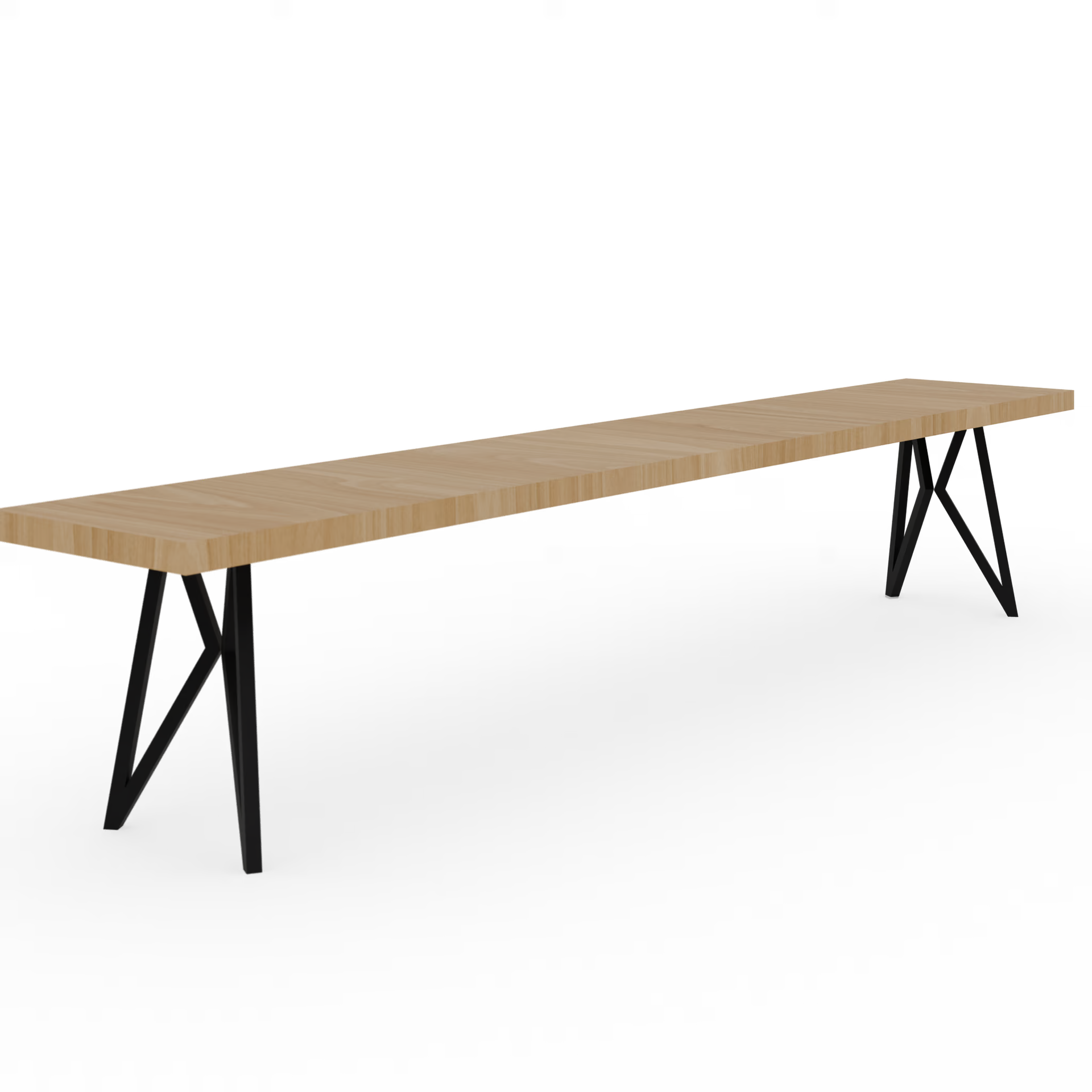 Butterfly Dining Bench Oak natural lacquer 140cm
