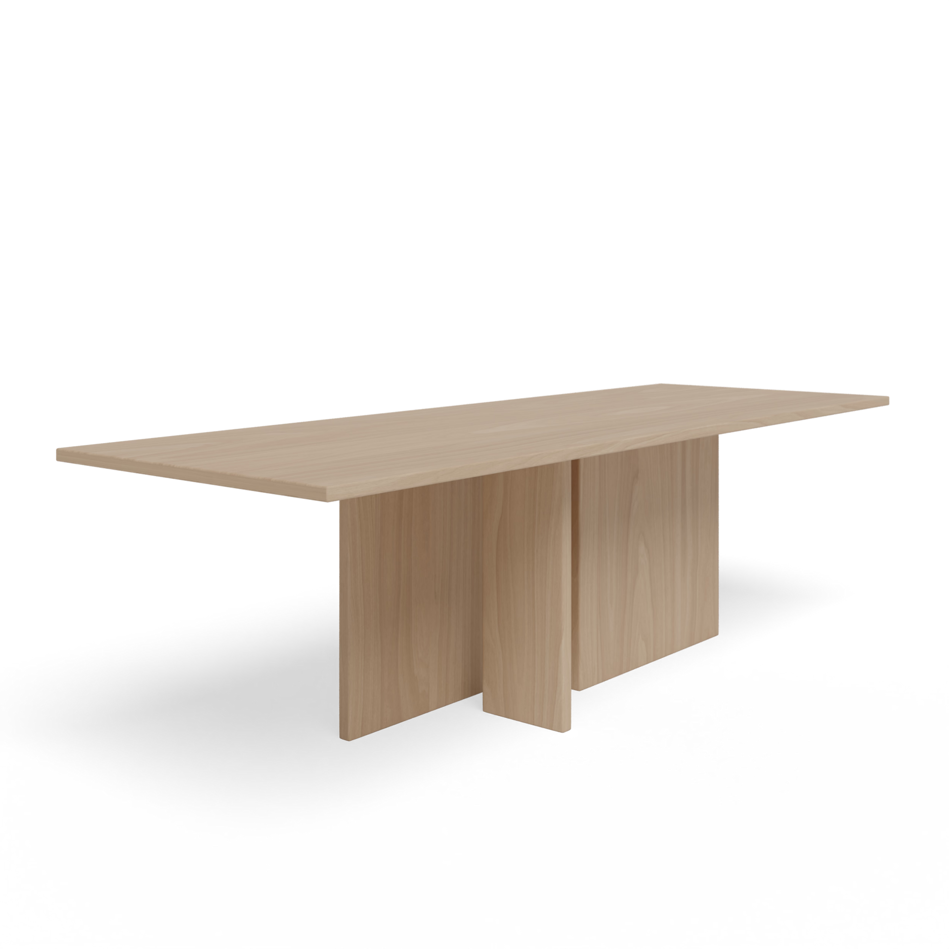 Federico Rectangular Oak Hardwax Oil Natural Light Dining Table