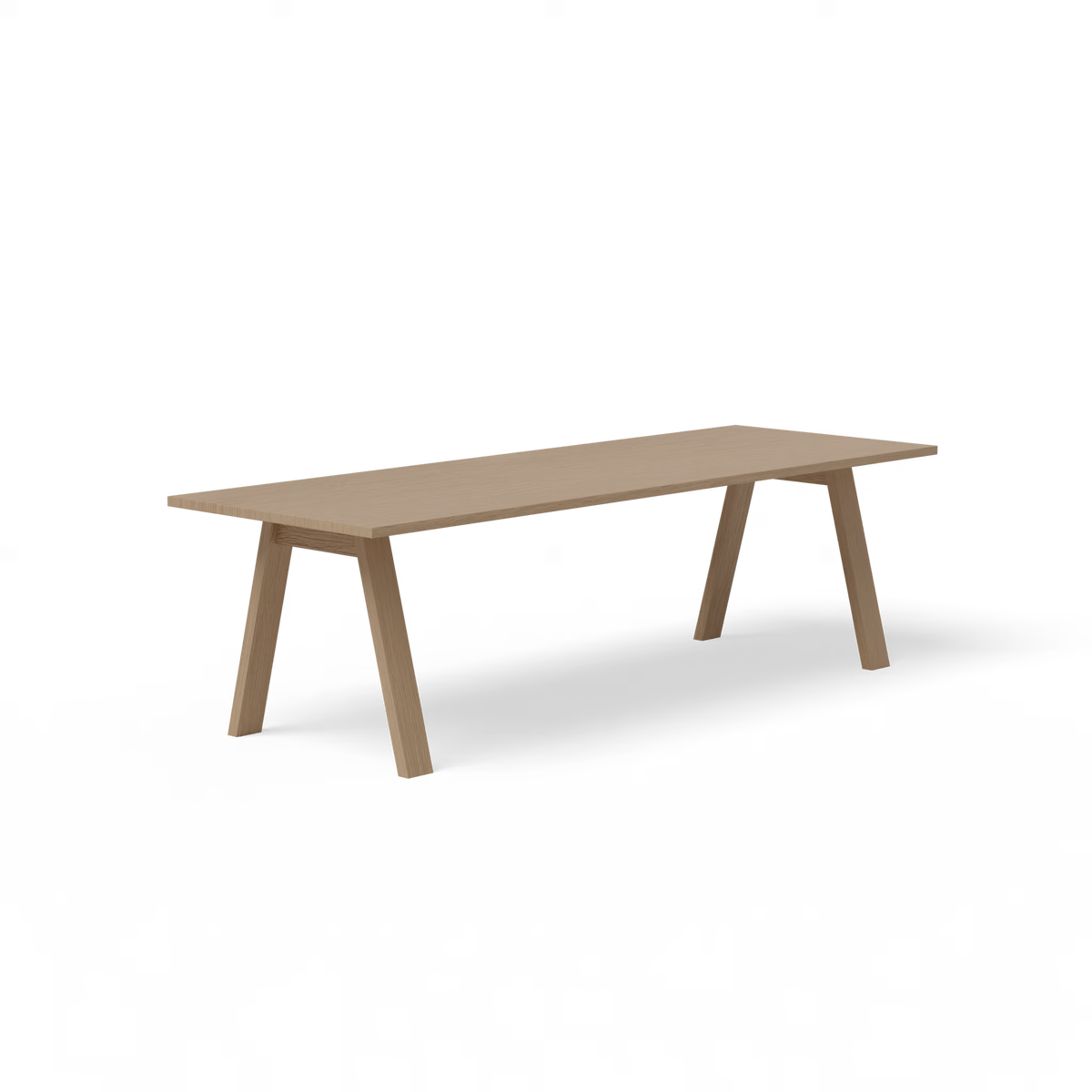 Legno tafel eiken naturel light, rechthoekig