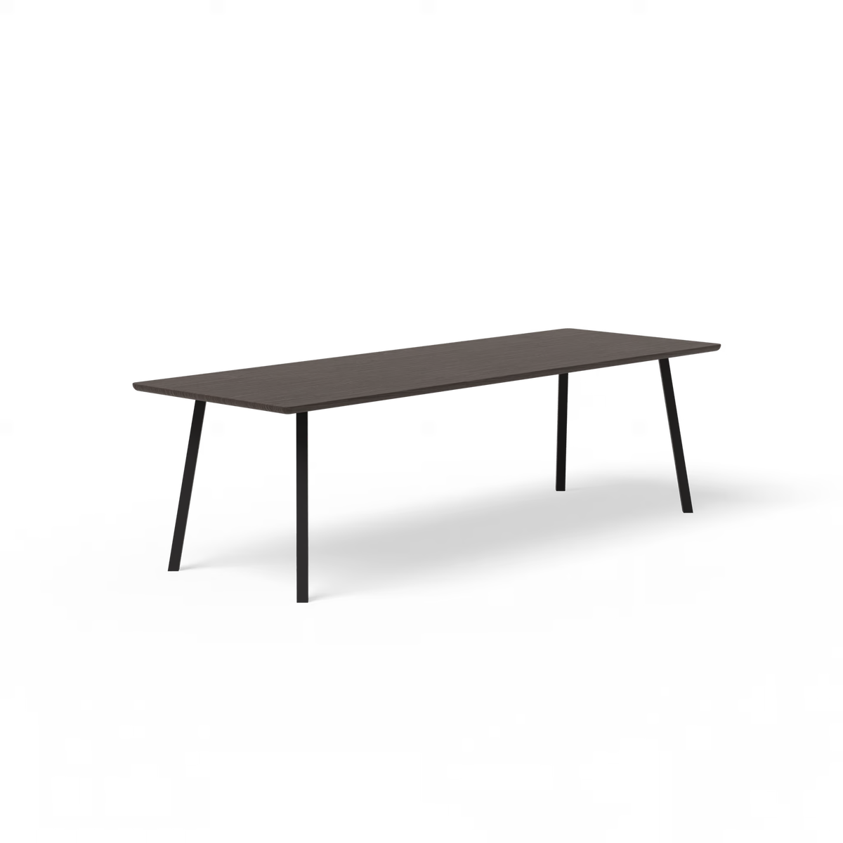 New Classic tafel zwart, eiken gerookt rechthoekig