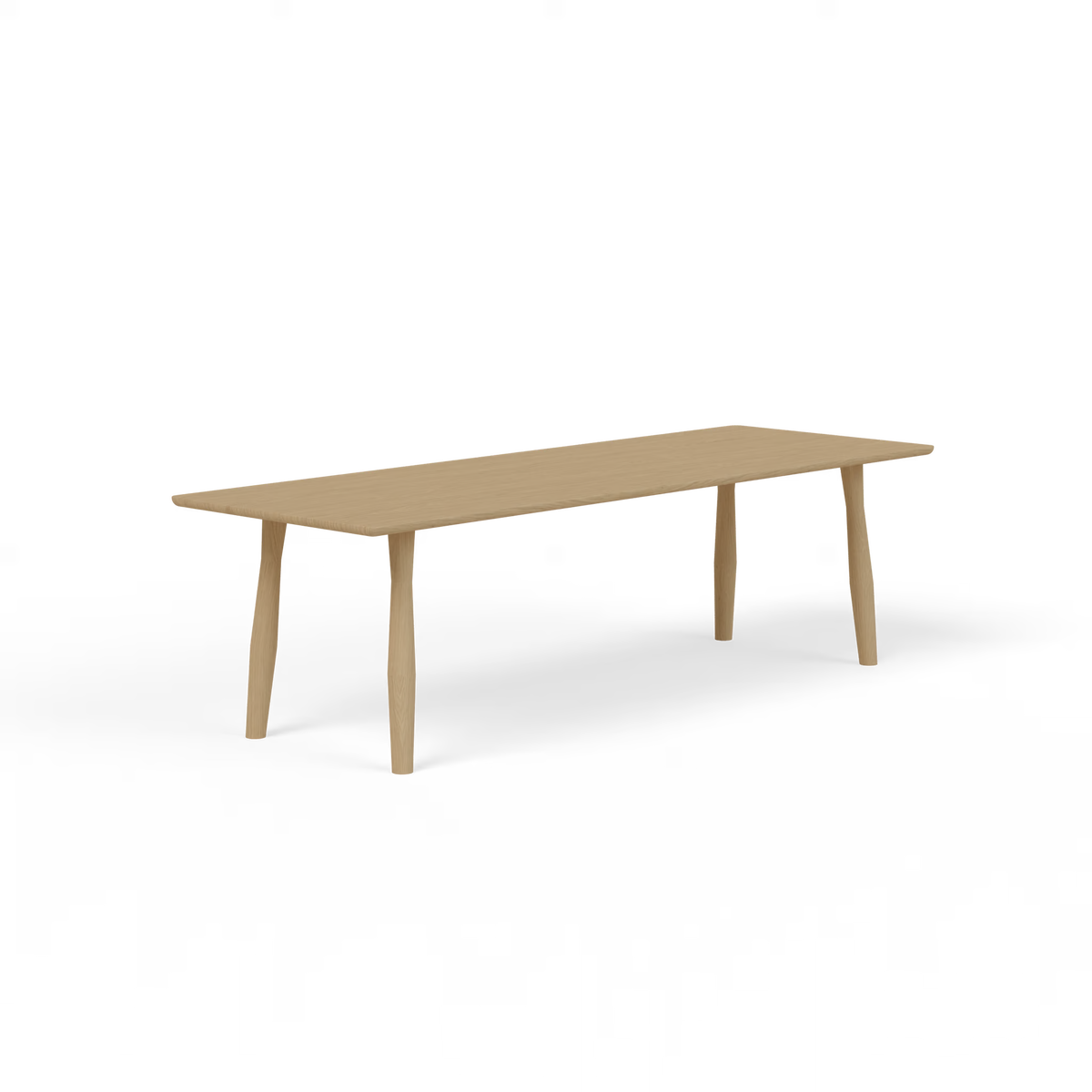 Dansk tafel eiken naturel, rechthoekig