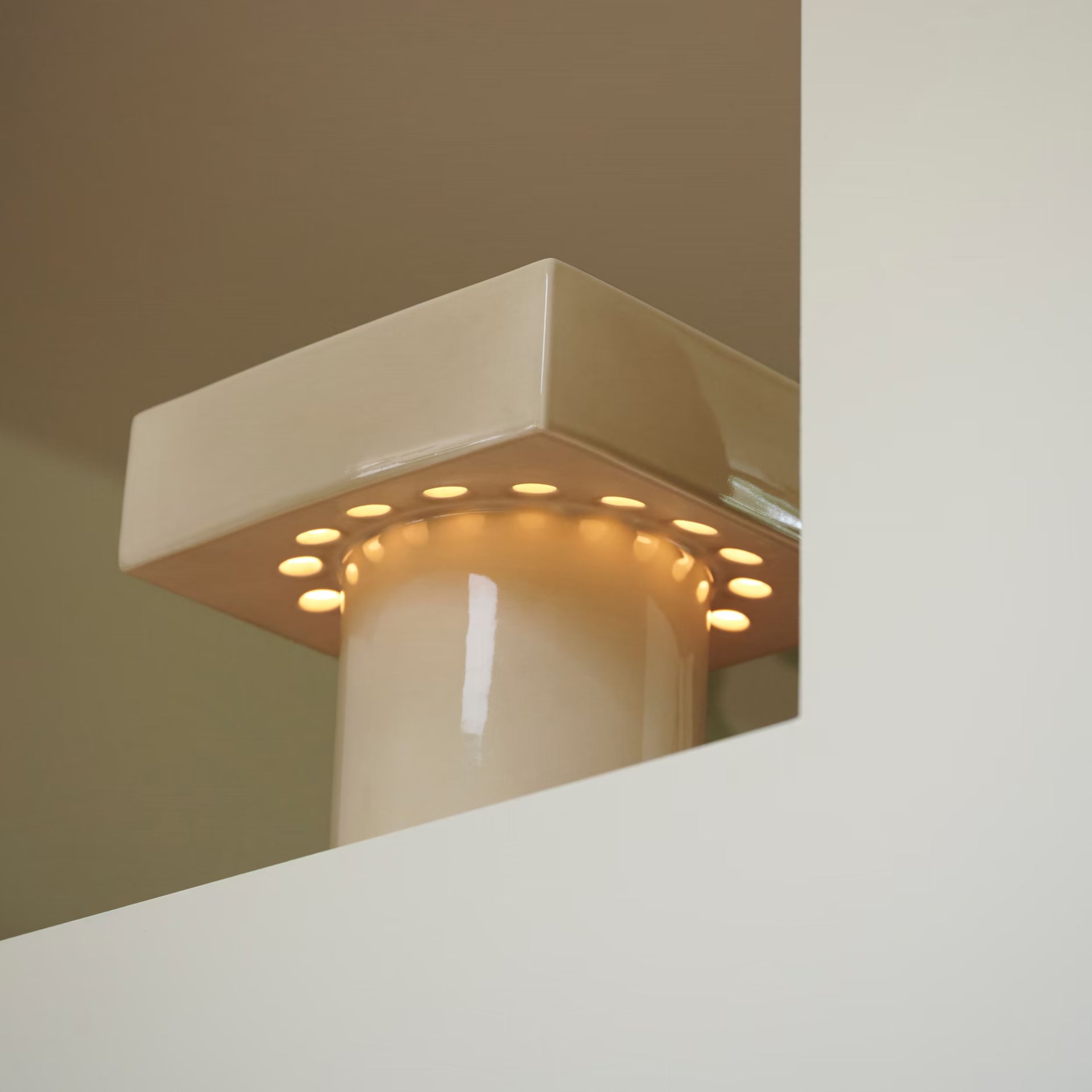 Display table lamp Chocolate brown