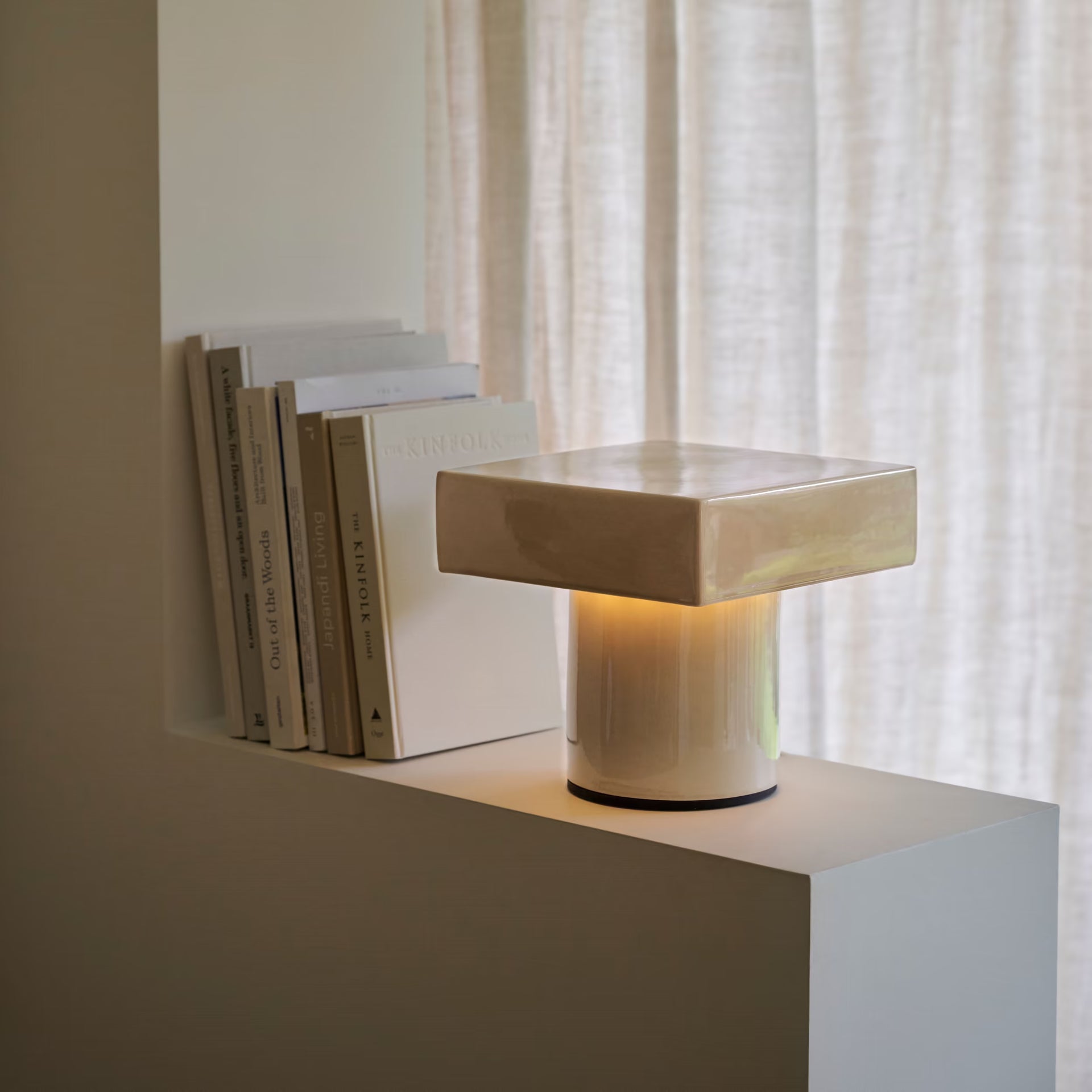 Display table lamp Chocolate brown