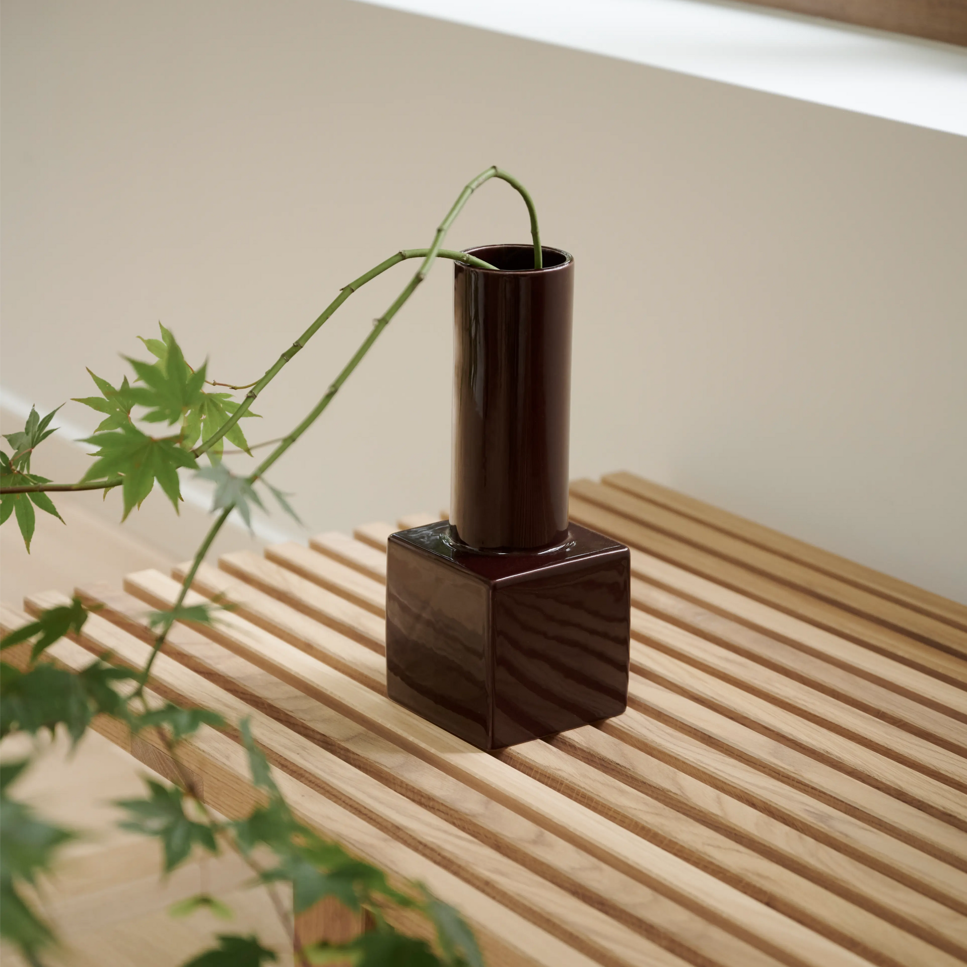 Display vase Beige