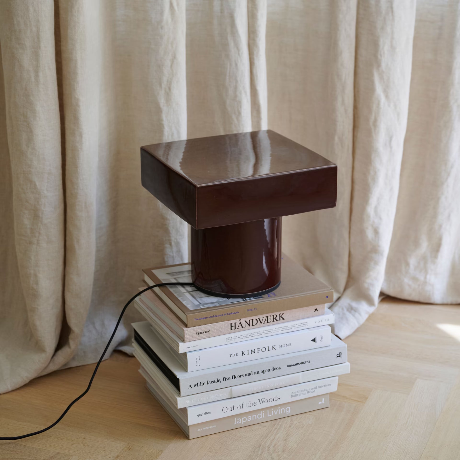 Display table lamp Chocolate brown