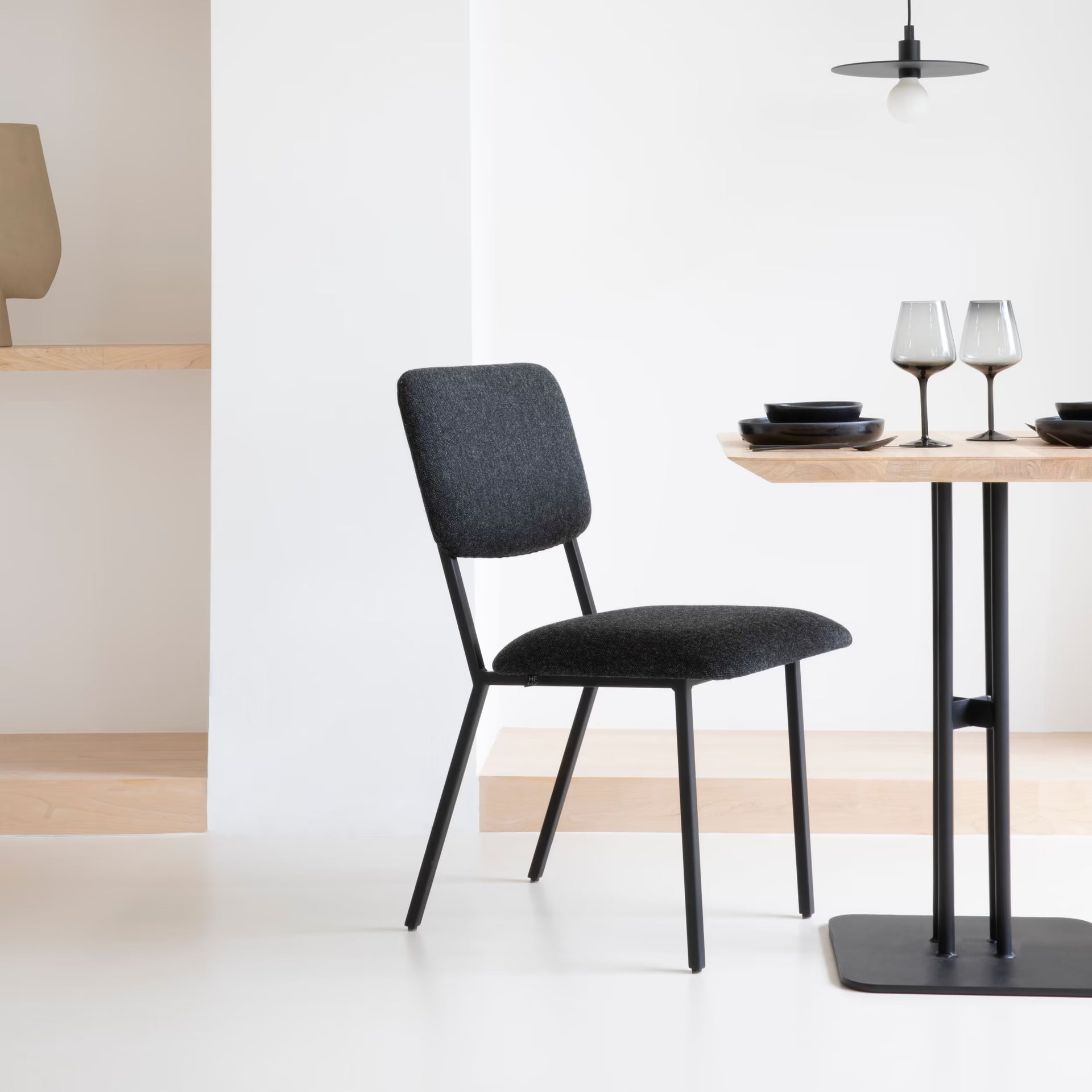 Remainder around 70cm Oak black stain