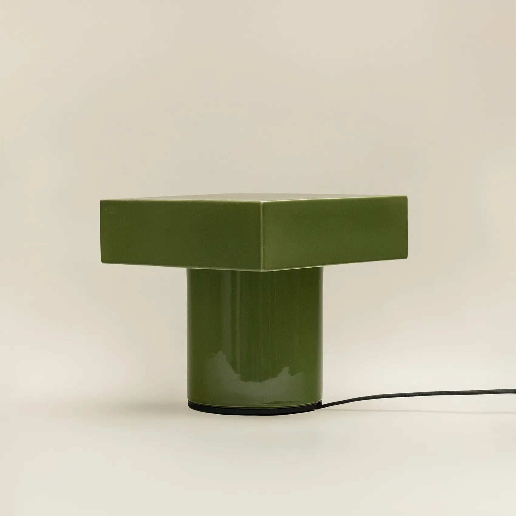 Display Table Lamp Olive Green