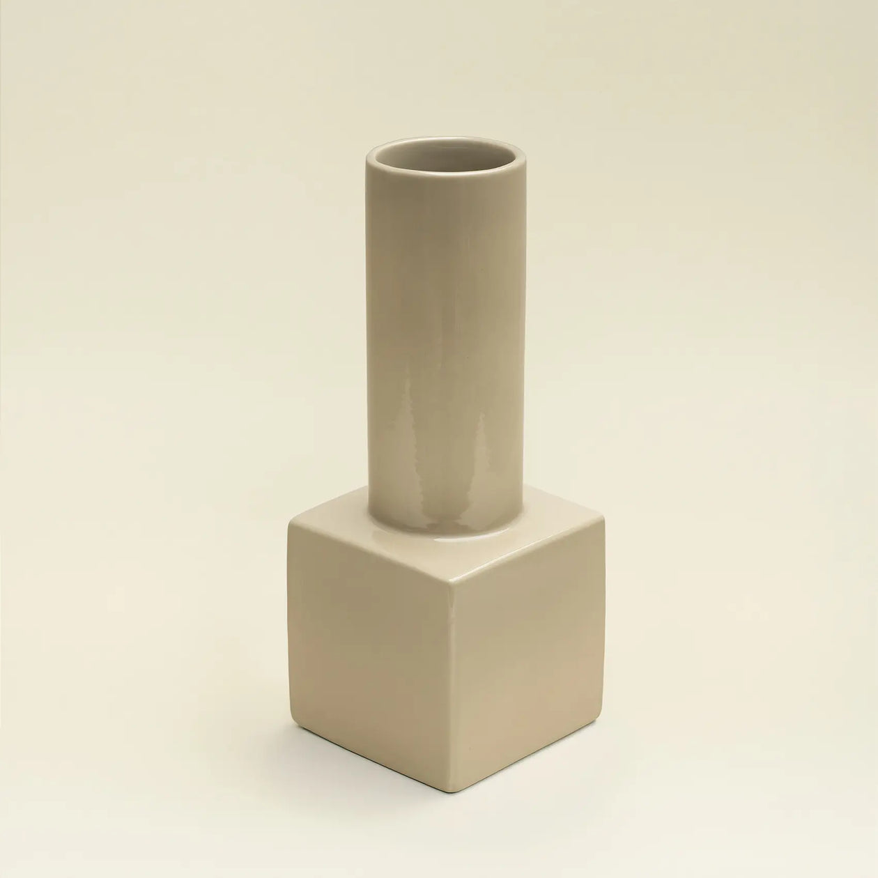 Display vaas Beige