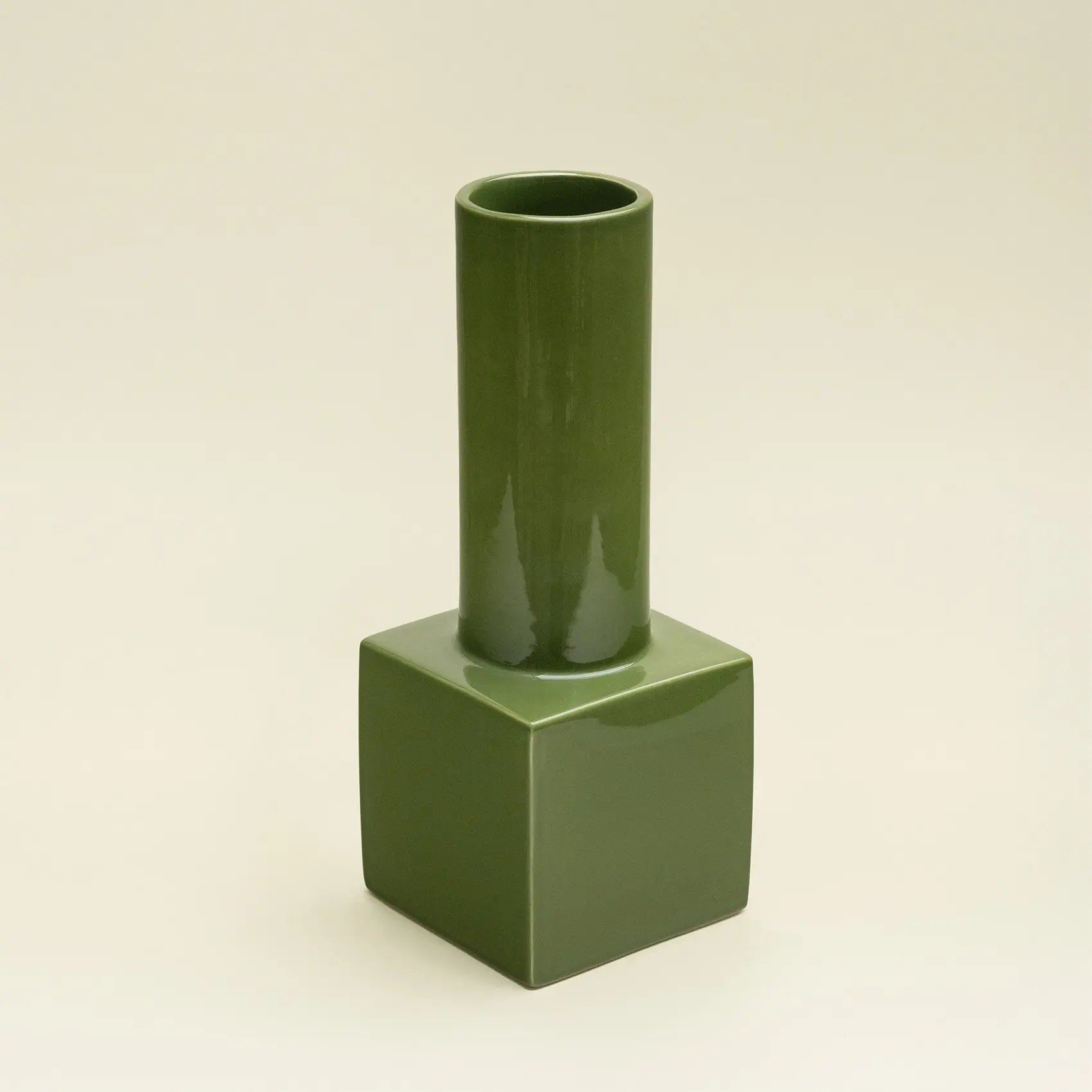 Display vase Olive Green