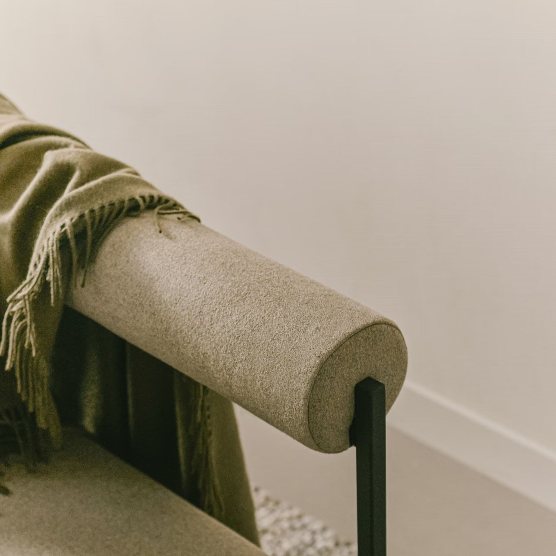 Bolster dining bench