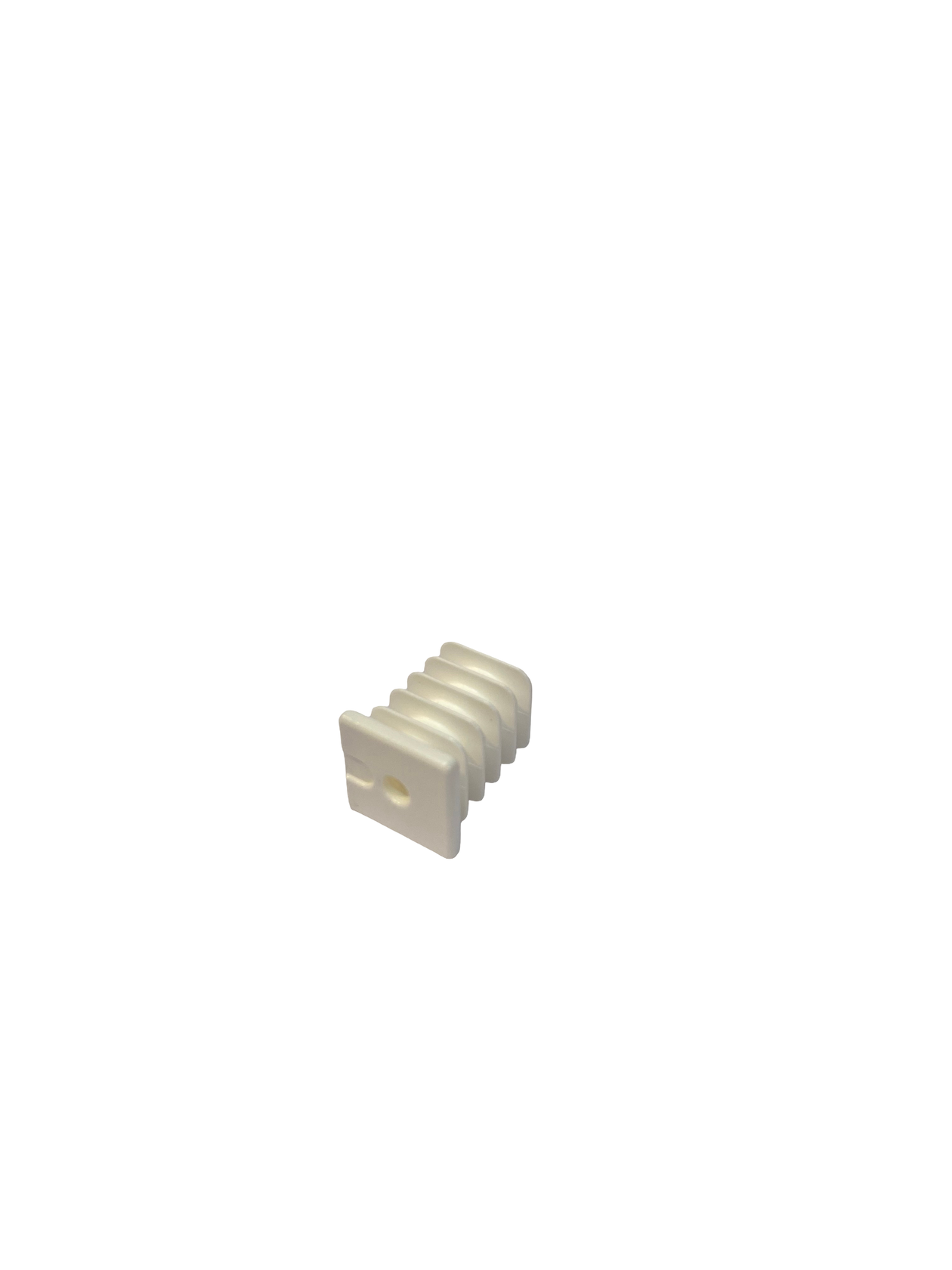 Square felt cap replaceable felt white