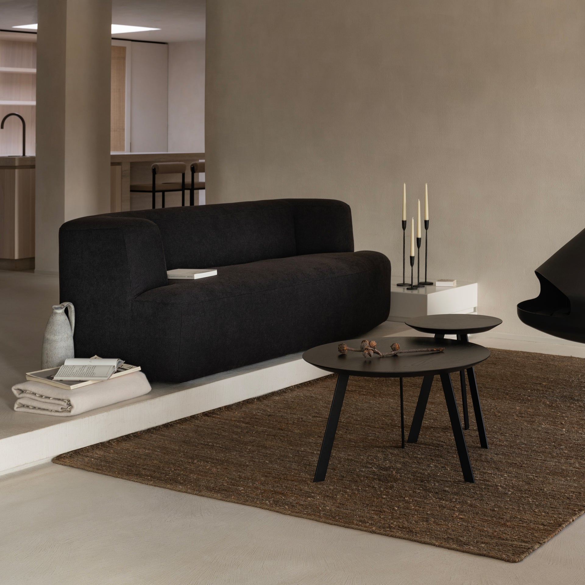 Slant 2-seater sofa