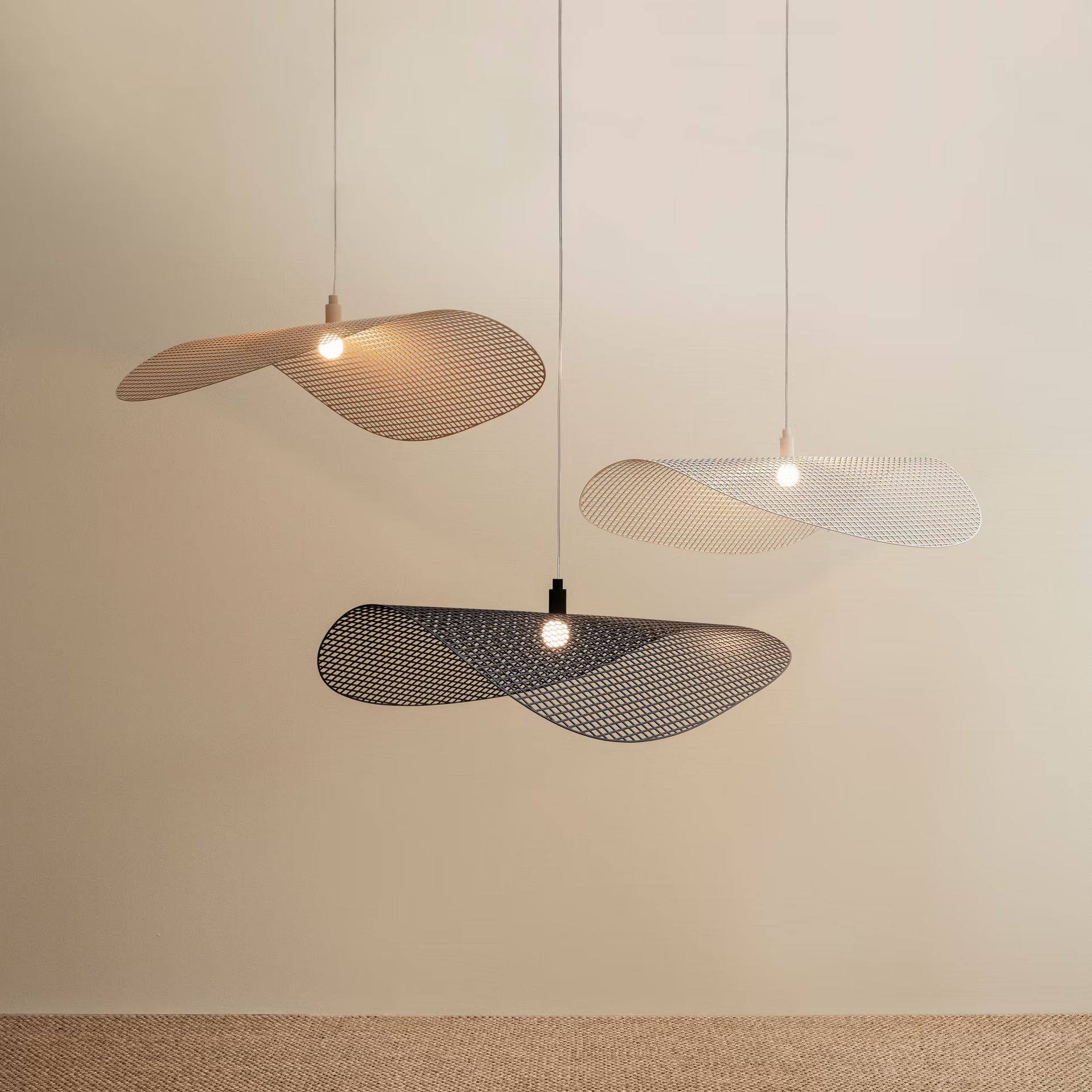 Grid lamp white