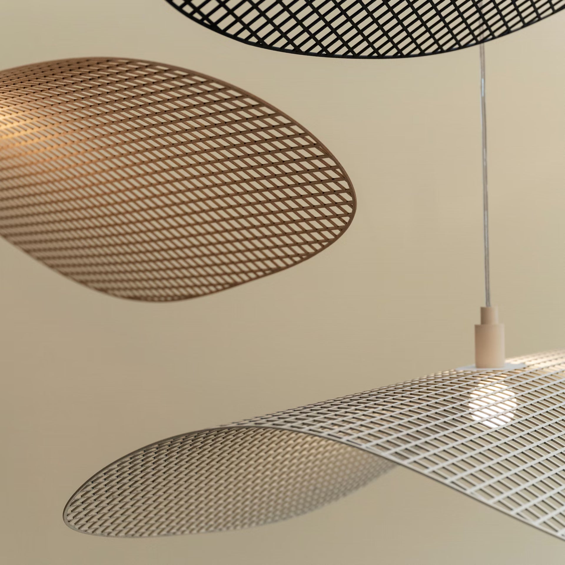 Grid lamp white