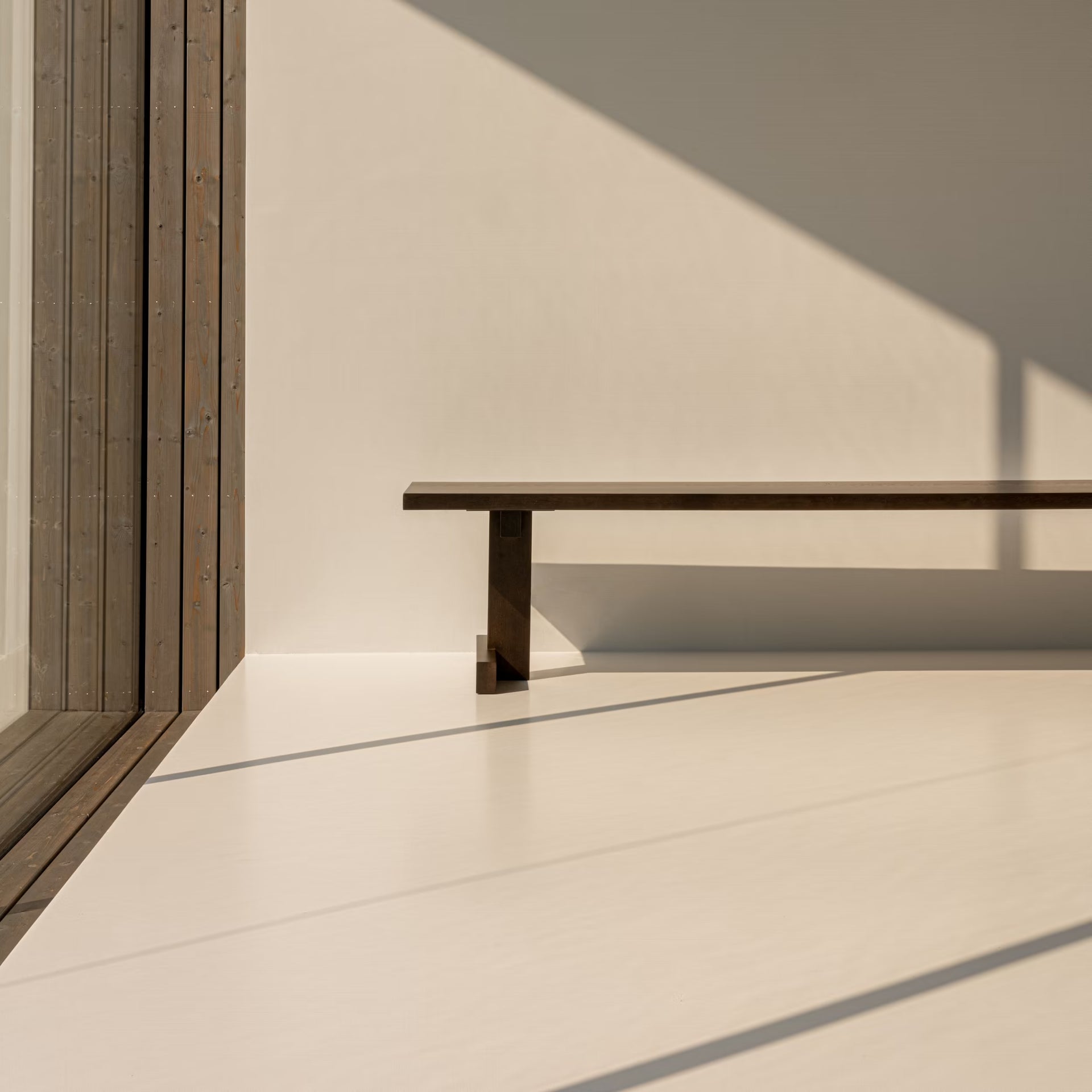 Base dining bench Oak hardwax oil natural light 200cm