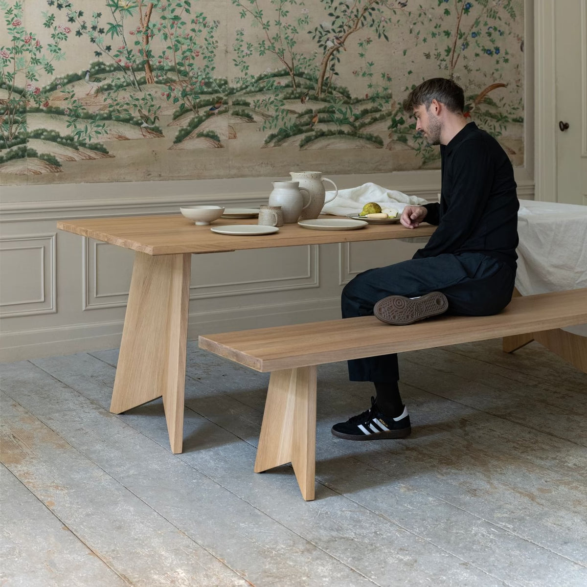 Butterfly Wood tafel eiken naturel, rechthoekig