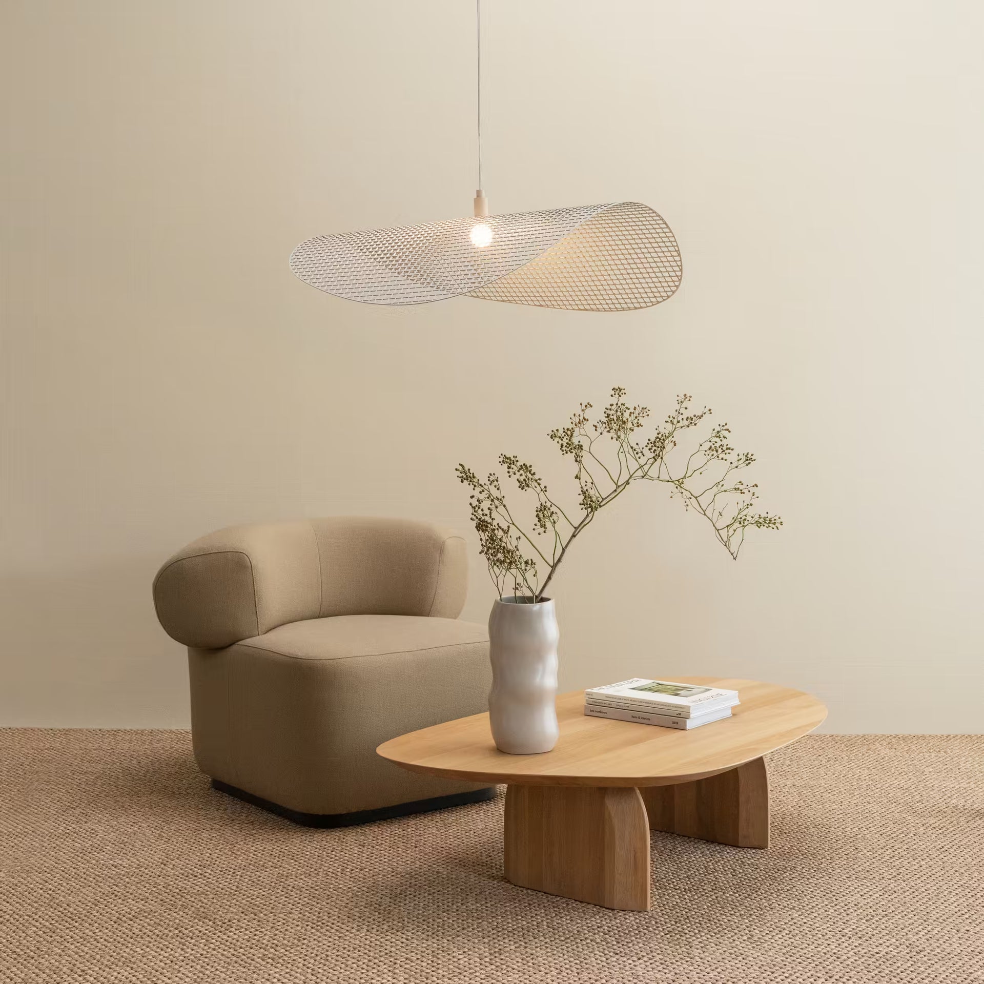 Grid lamp white