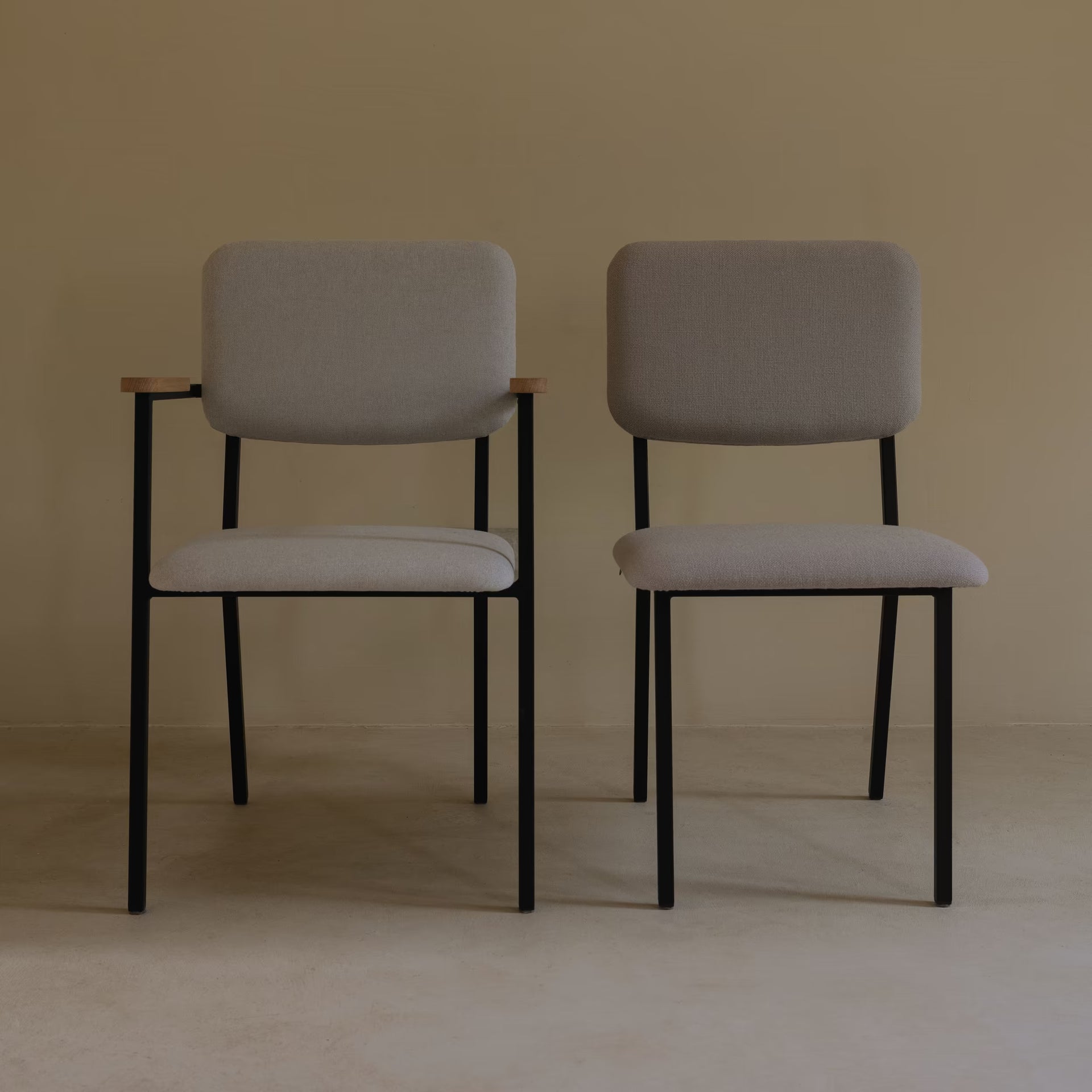 Co dining chair with armrest