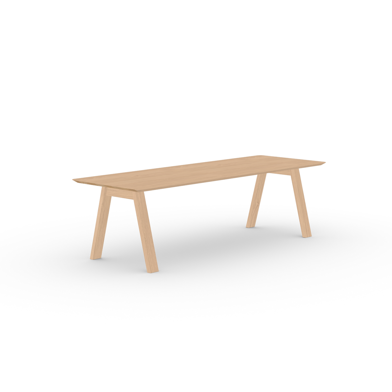 Legno Rechthoekig Eiken hardwax olie natural light eettafel