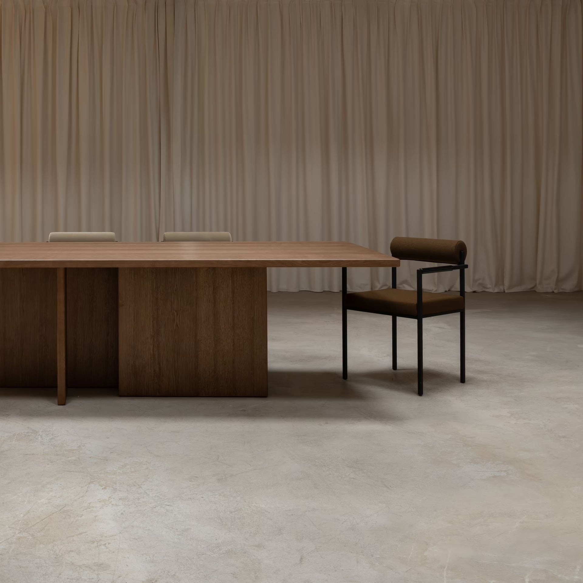 Federico Rectangular Oak Hardwax Oil Natural Light Dining Table