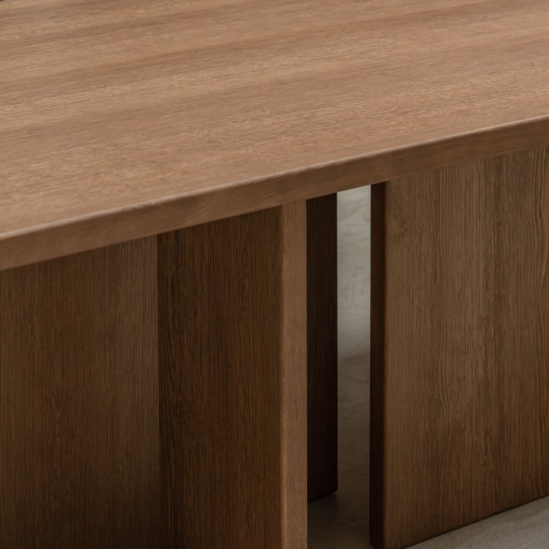 Federico Rectangular Oak Hardwax Oil Natural Light Dining Table