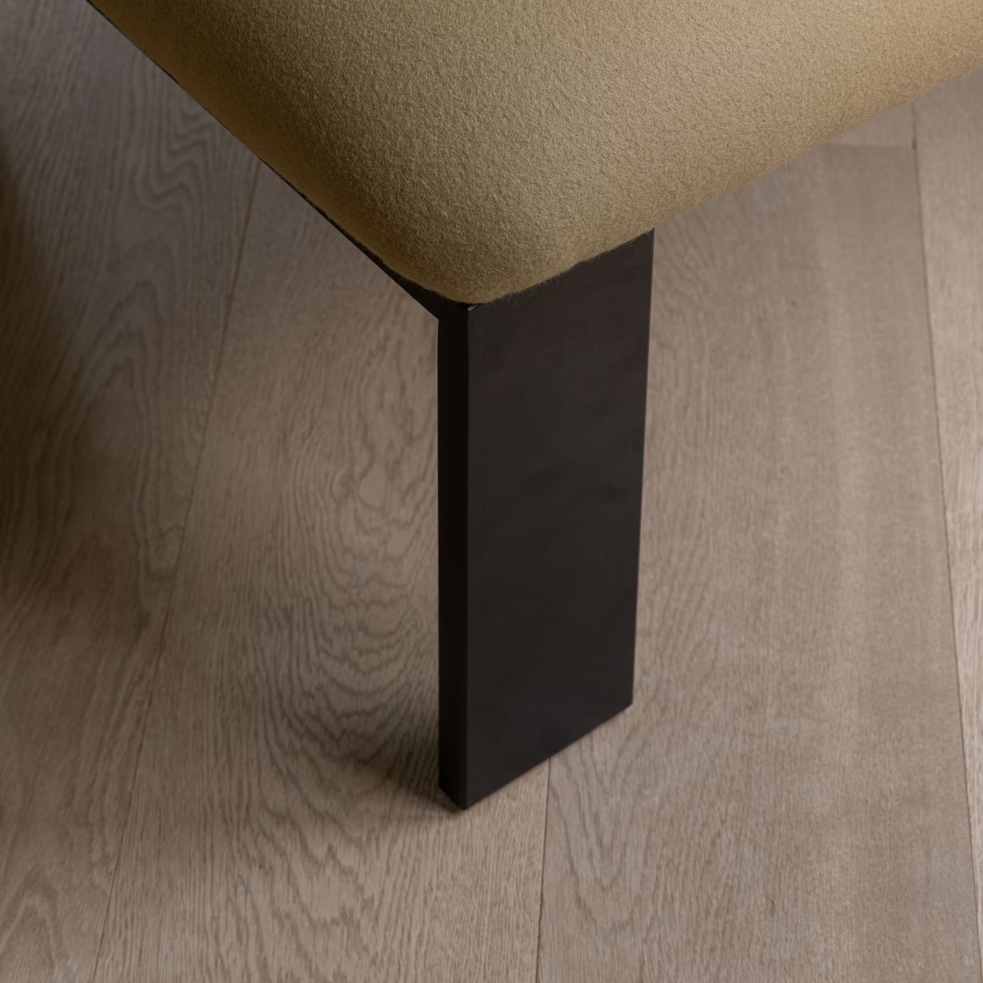 Oblique armchair